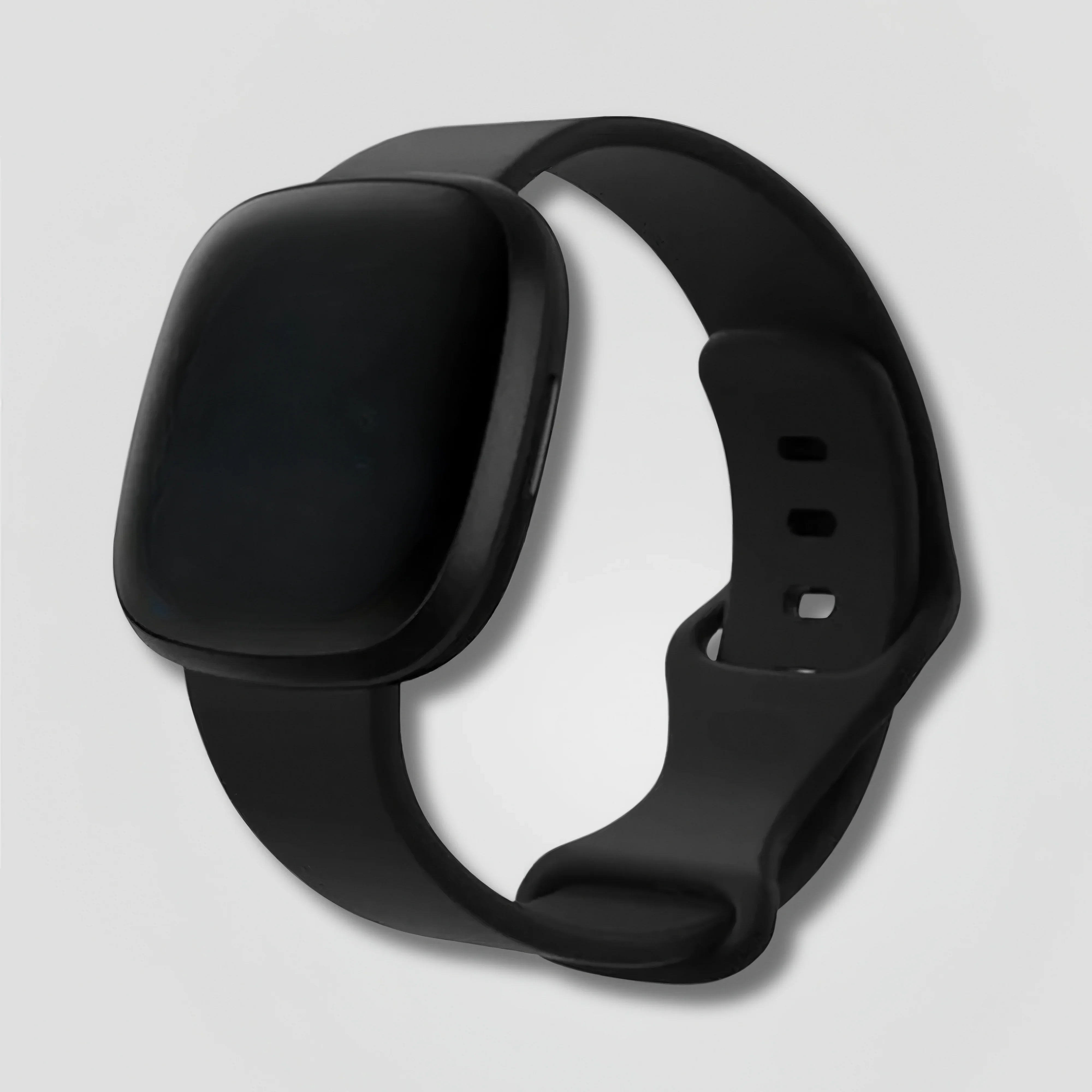 Selaro — Silicone Sport Band (Black) — Fitbit Versa 3/4 & Sense 1/2 - Nothing but Bands