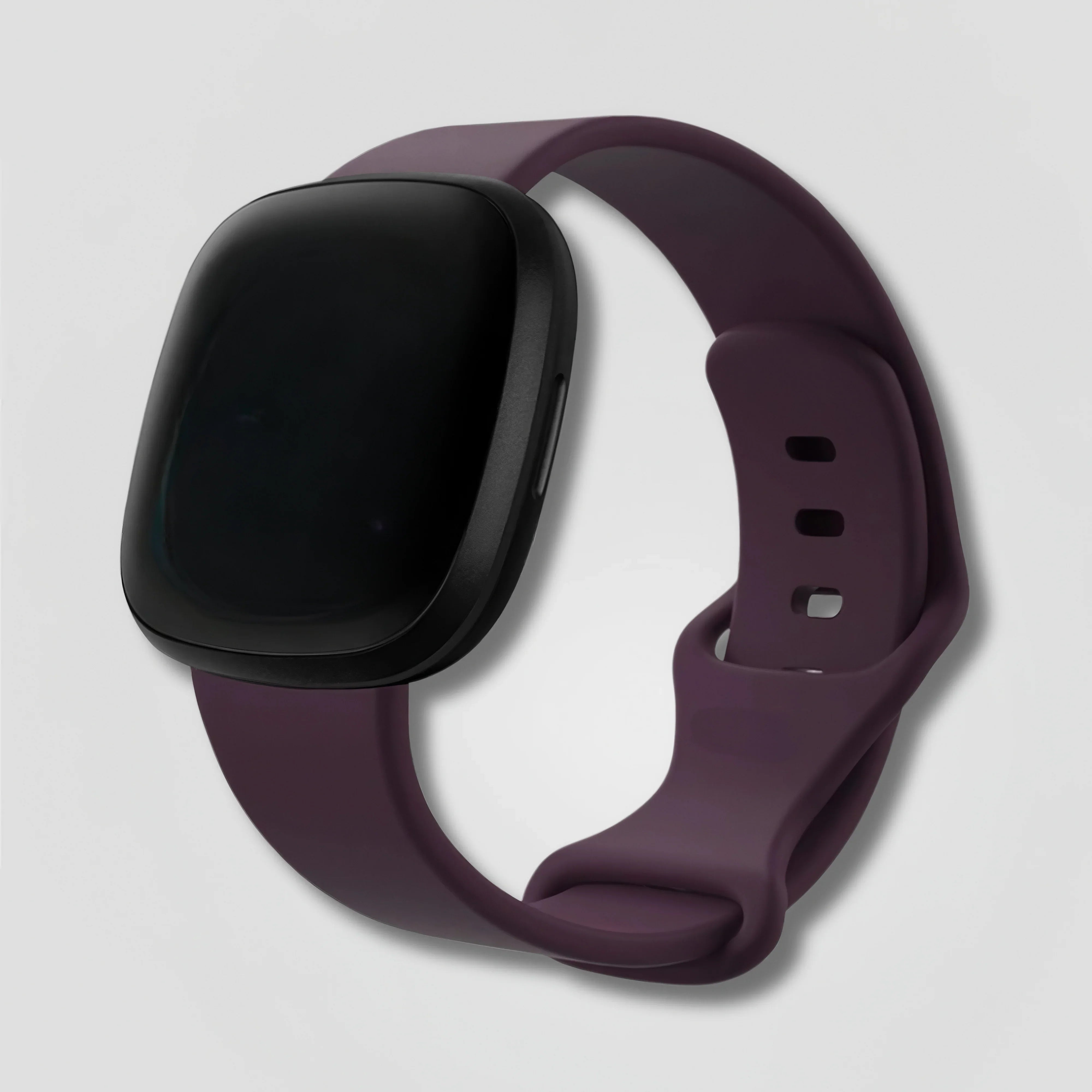 Selaro — Silicone Sport Band (Plum) — Fitbit Versa 3/4 & Sense 1/2 - Nothing but Bands