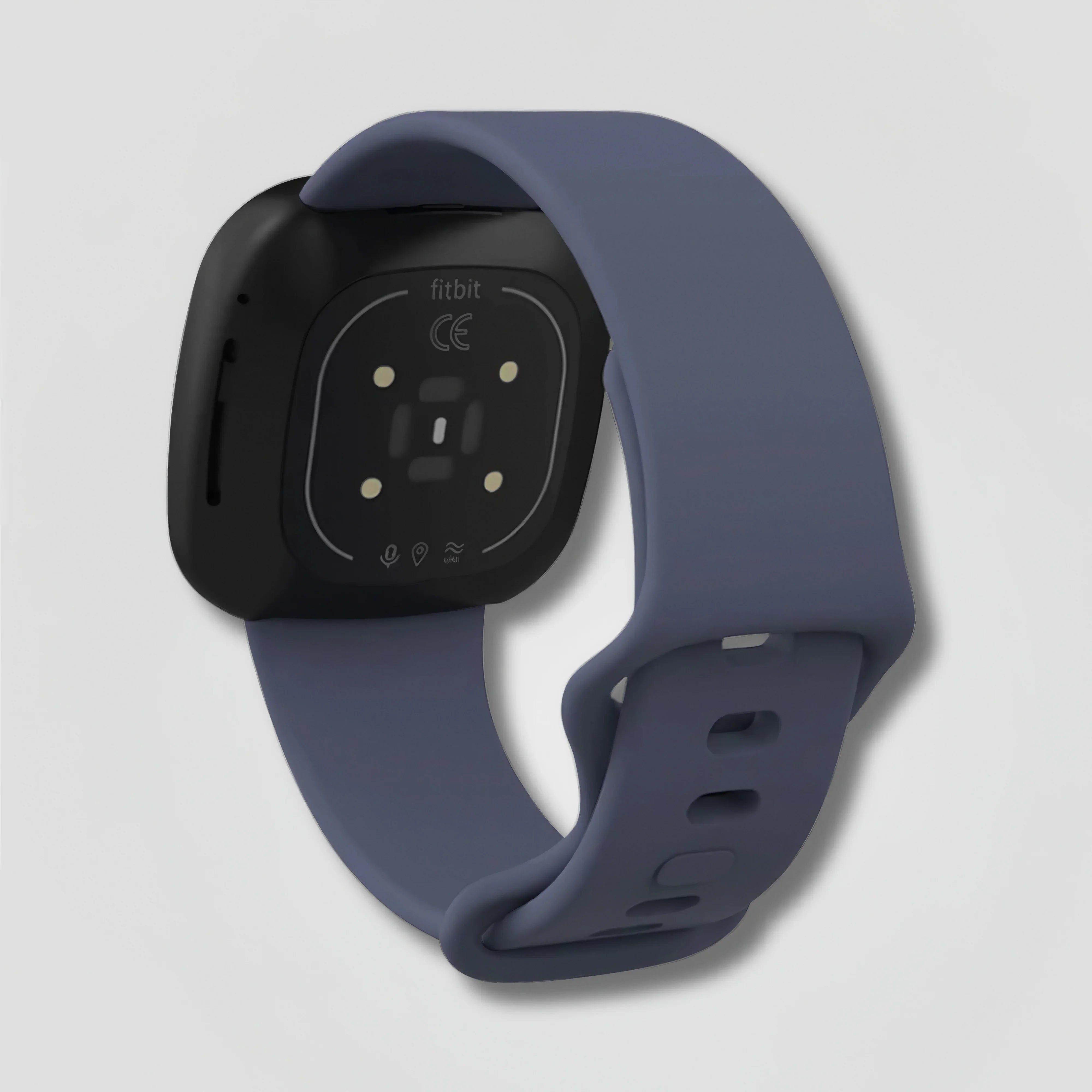 Selaro — Silicone Sport Band (Steel Blue) — Fitbit Versa 3/4 & Sense 1/2 - Nothing but Bands