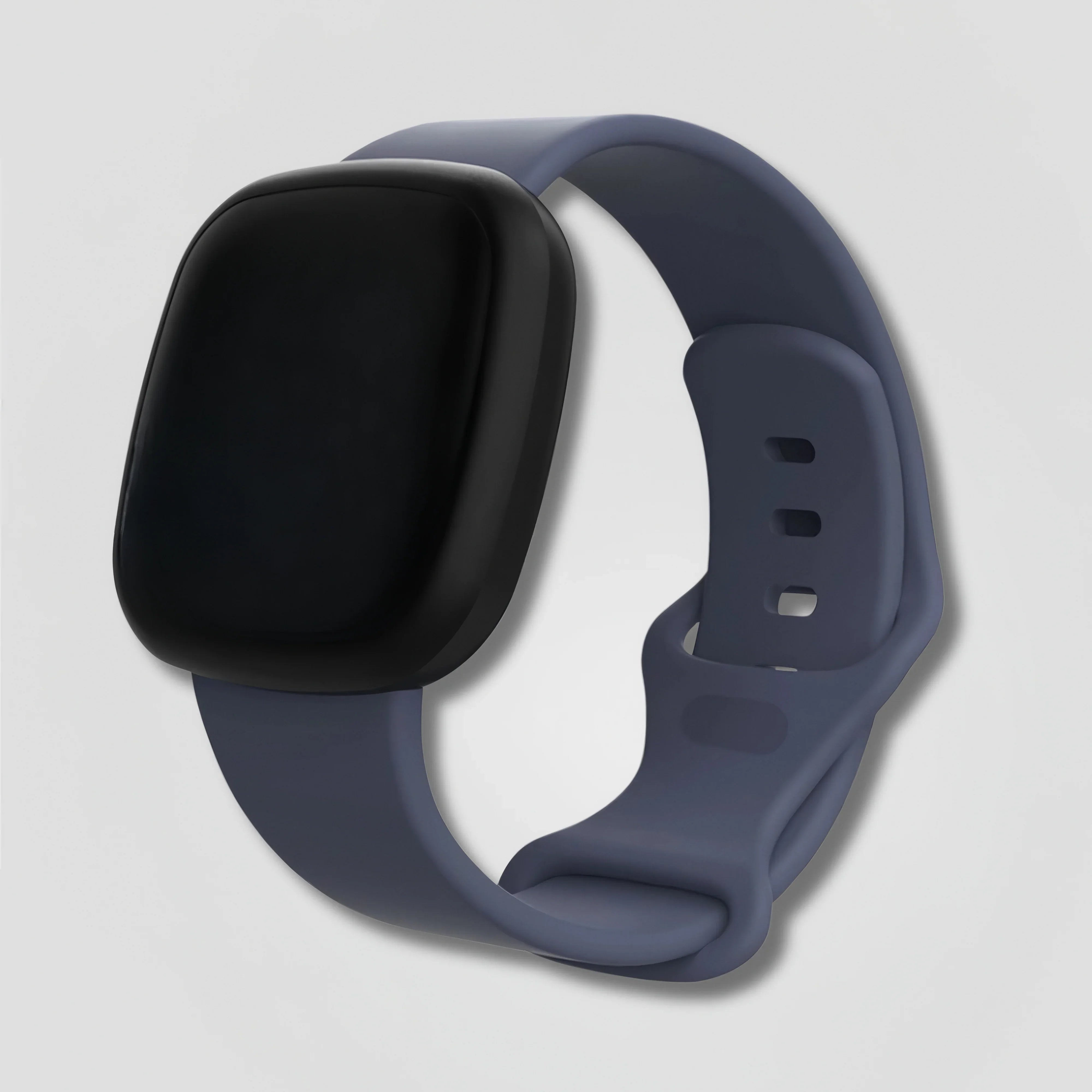 Selaro — Silicone Sport Band (Steel Blue) — Fitbit Versa 3/4 & Sense 1/2 - Nothing but Bands