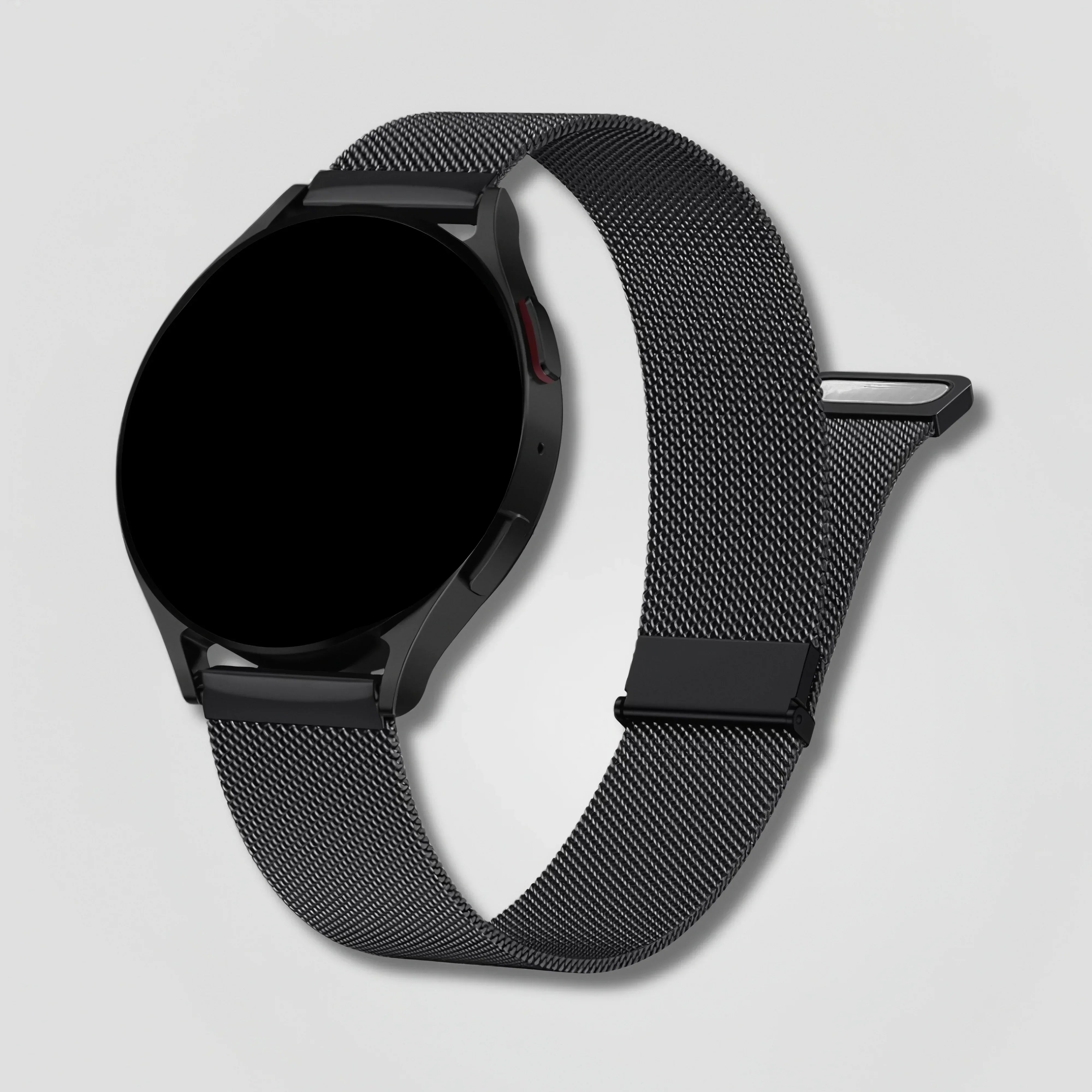 Image of Solin — Magnetic Milanese (Black) — Quick Release 22mm - Nothing but Bands