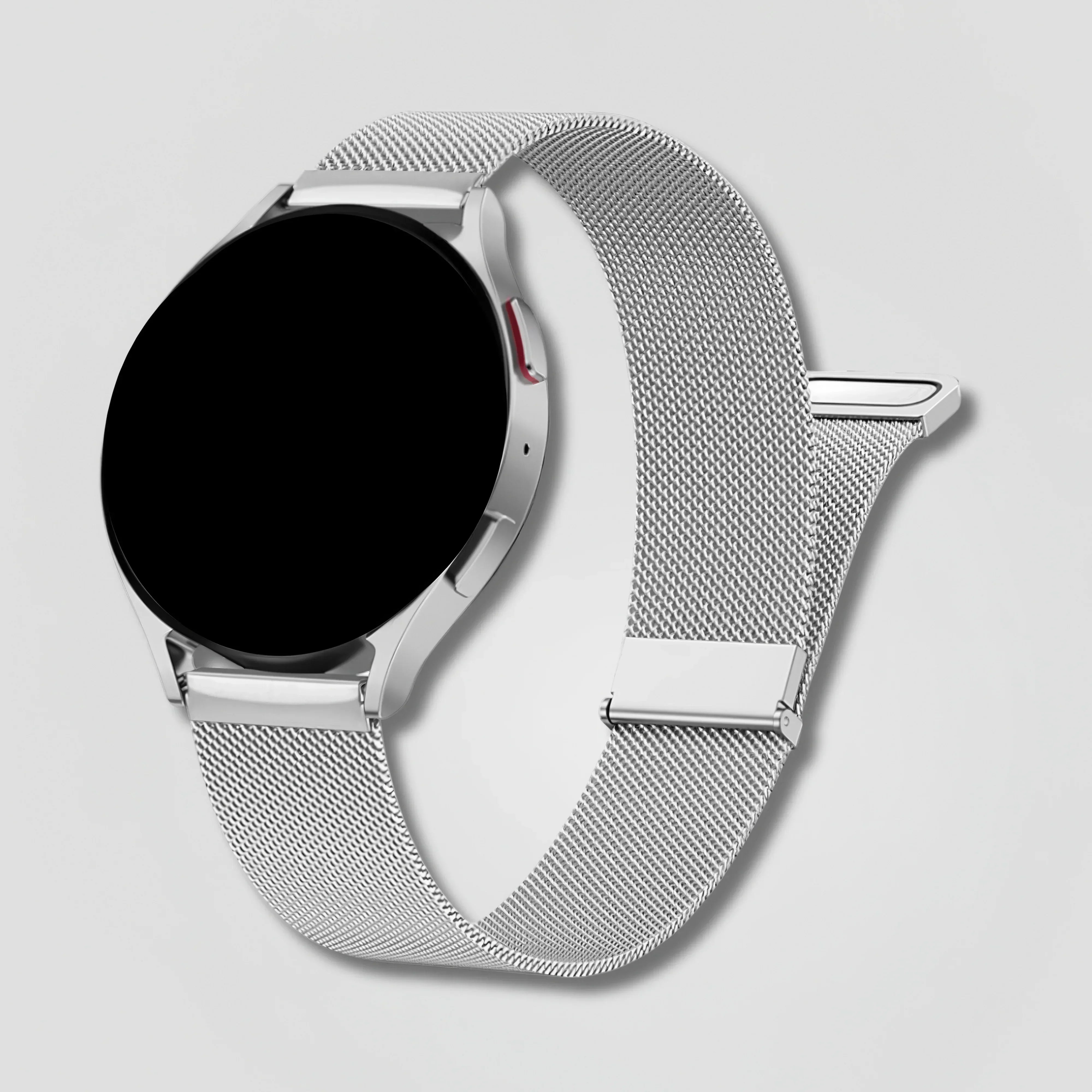 Image of Solin — Magnetic Milanese (Silver) — Quick Release 22mm - Nothing but Bands