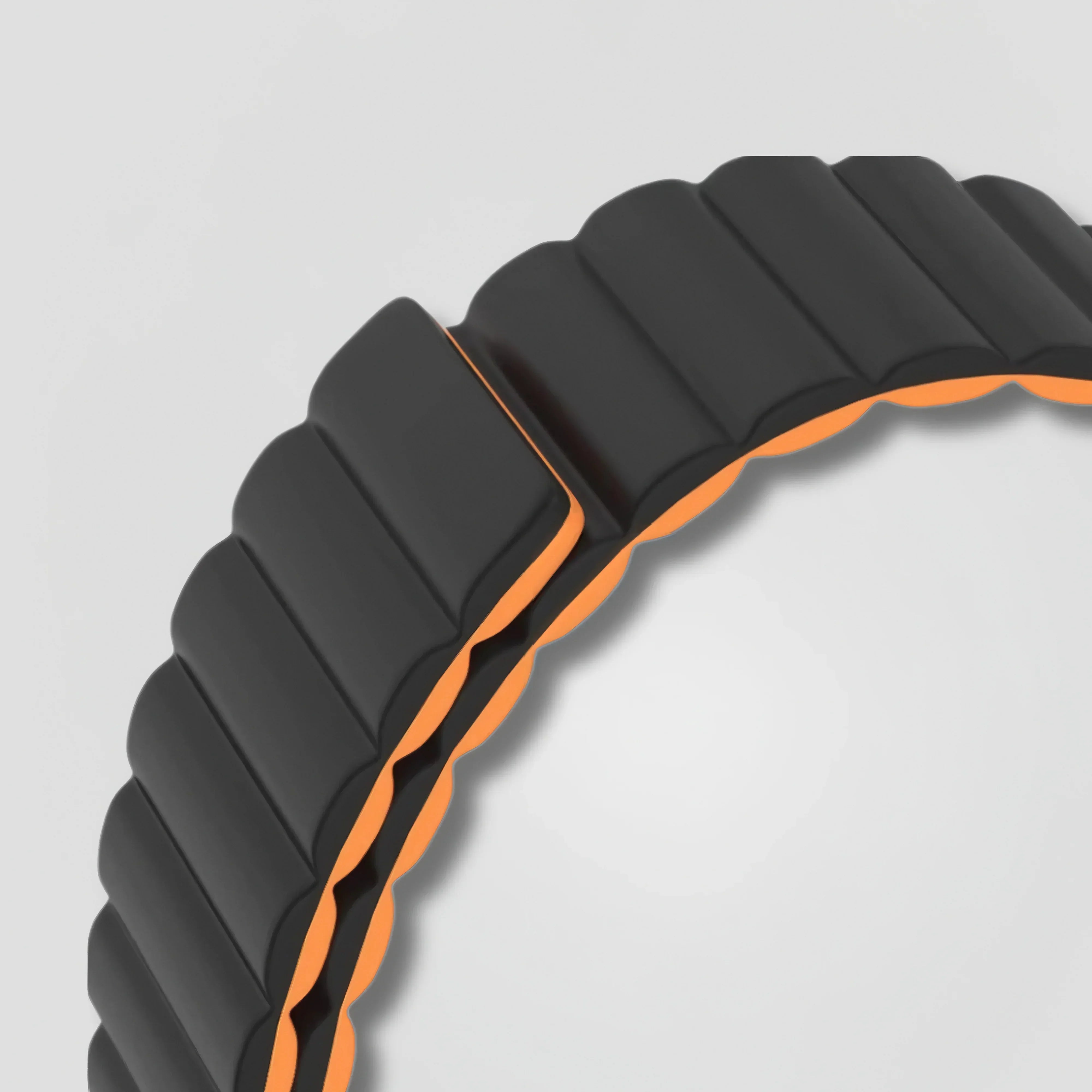 Image of Sorix — Magnetic Loop (Black & Orange) — Galaxy Watch 8 - Nothing but Bands