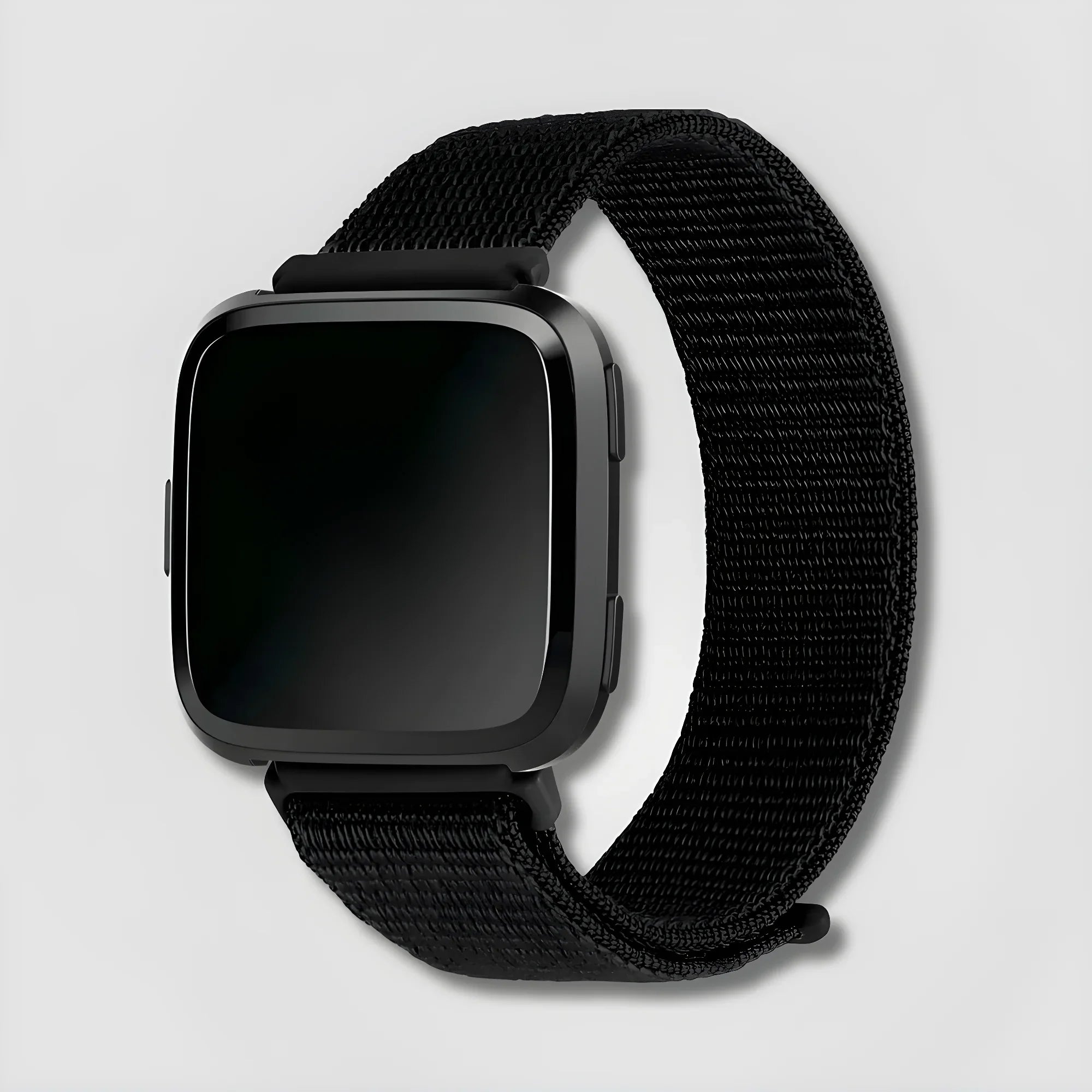 Temlo — Nylon Loop (Black) — Fitbit Versa 1/2 & Lite - Nothing but Bands