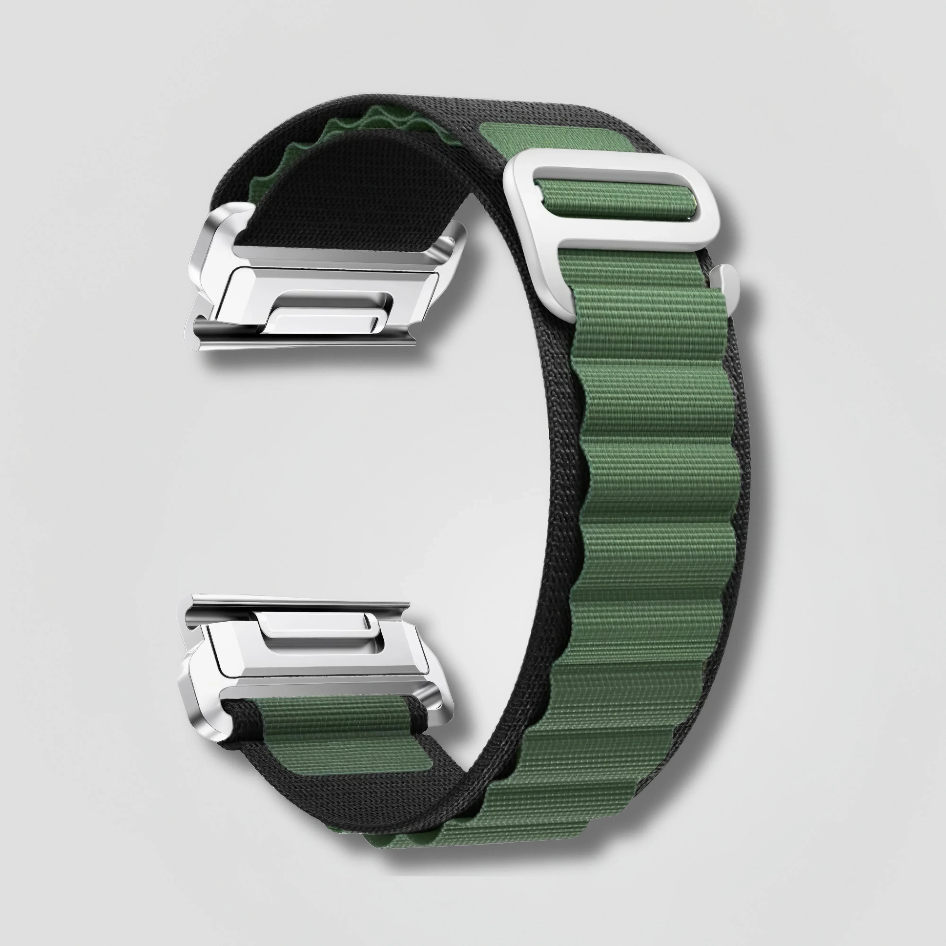 Image of Teral — Nylon Loop (Black & Olive) — Garmin QuickFit 22 - Nothing but Bands