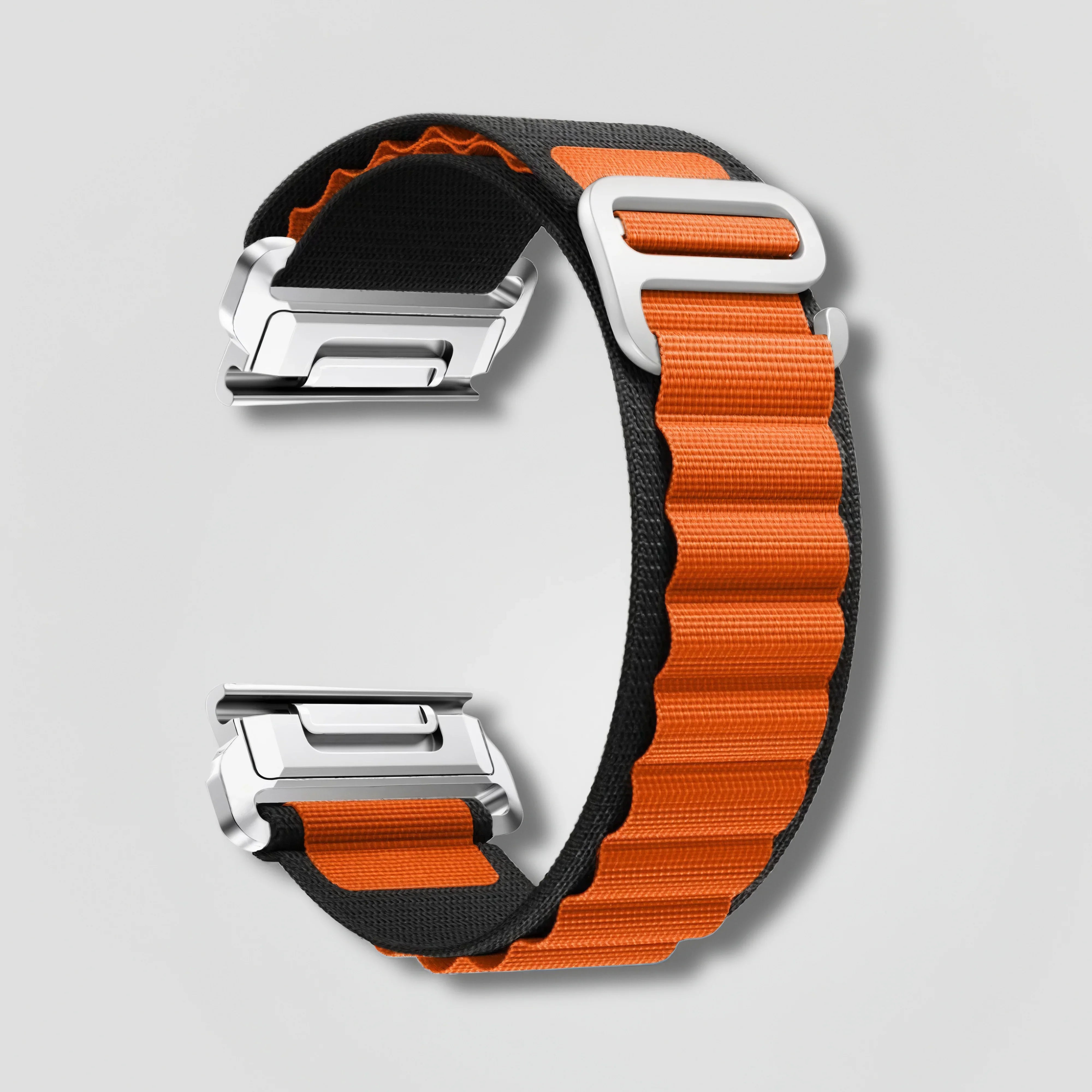 Image of Teral — Nylon Loop (Black & Orange) — Garmin QuickFit 22 - Nothing but Bands