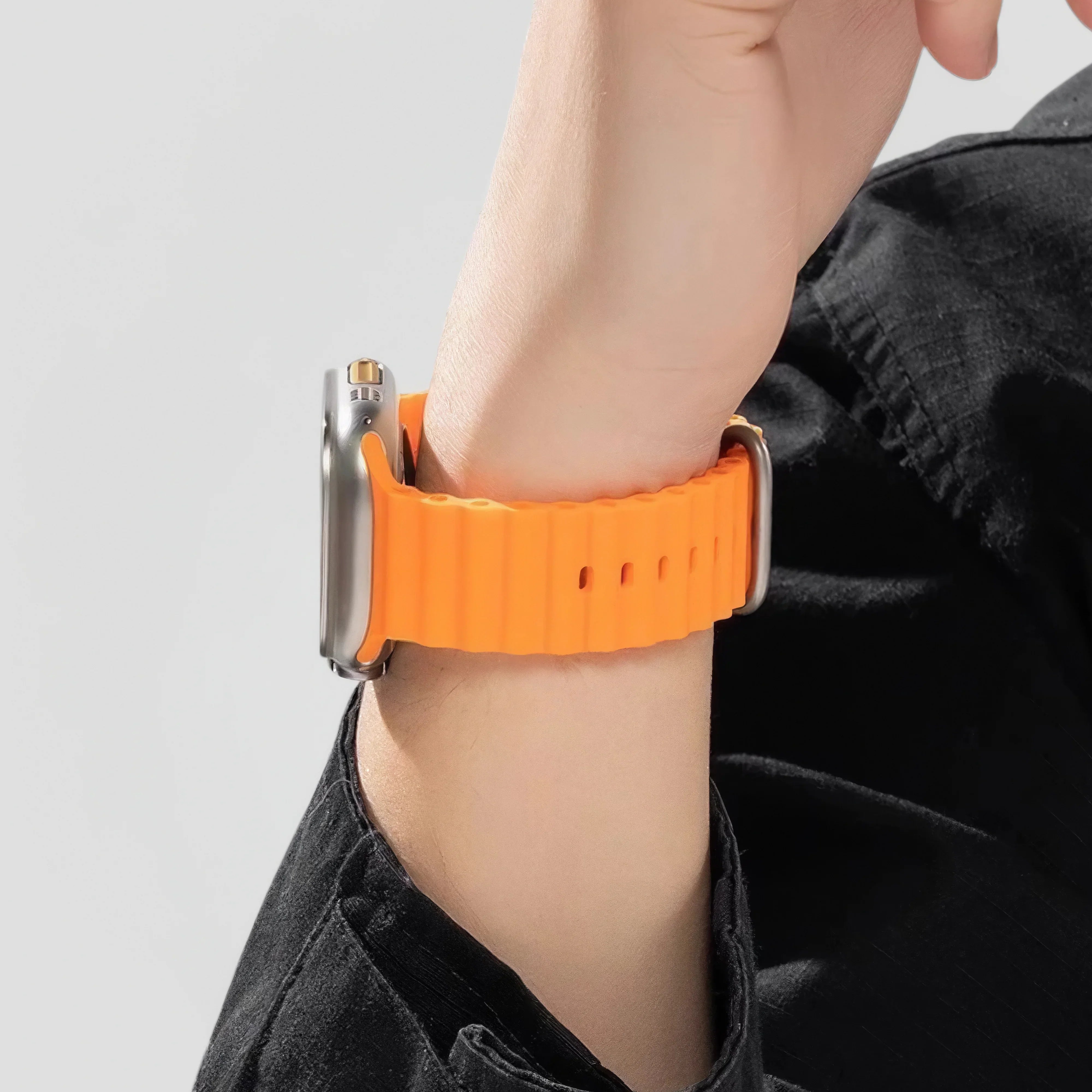 Tide — Sport Band (Orange) — Apple Watch - Nothing but Bands
