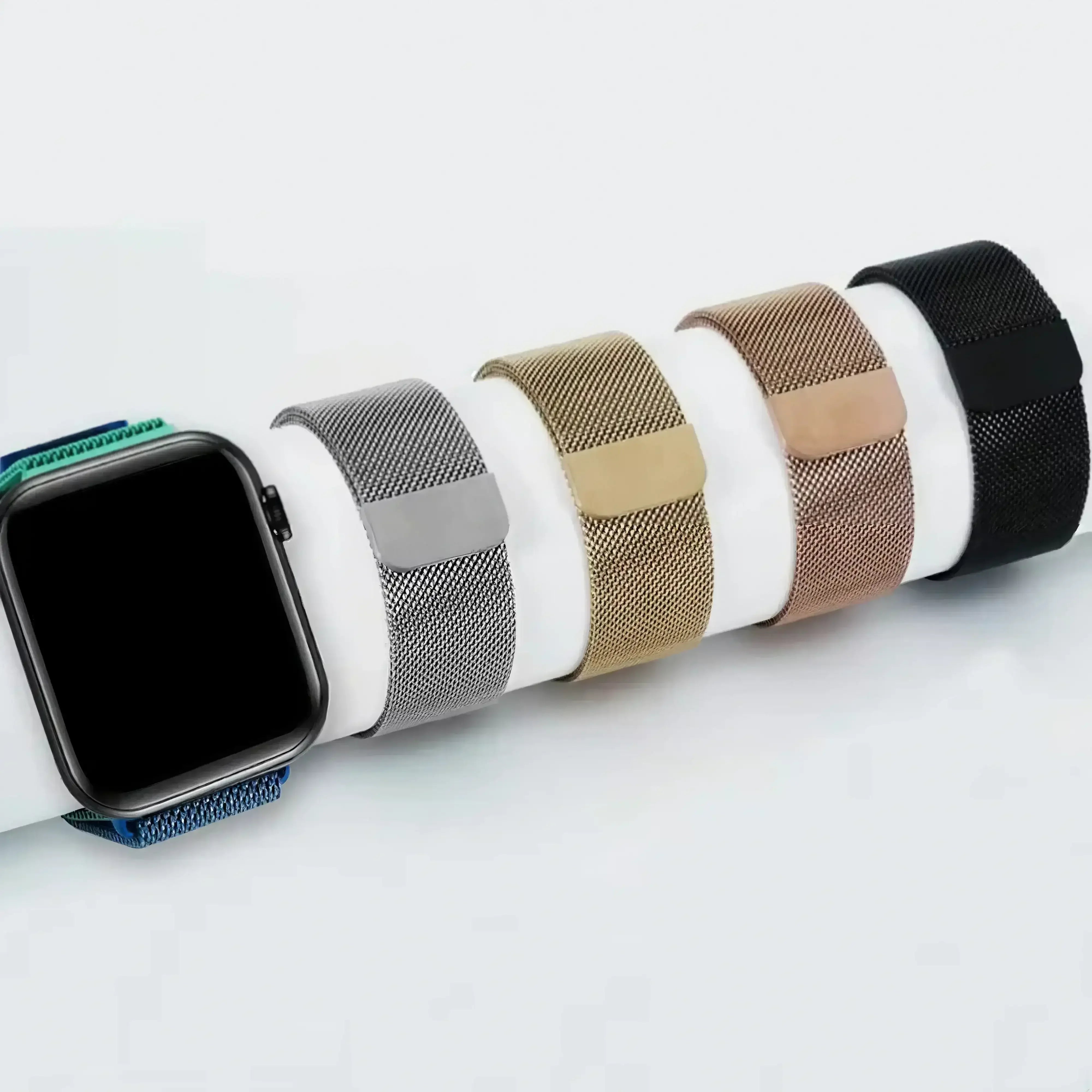 Image of Vayra — Magnetic Milanese (Silver) — Apple Watch - Nothing but Bands