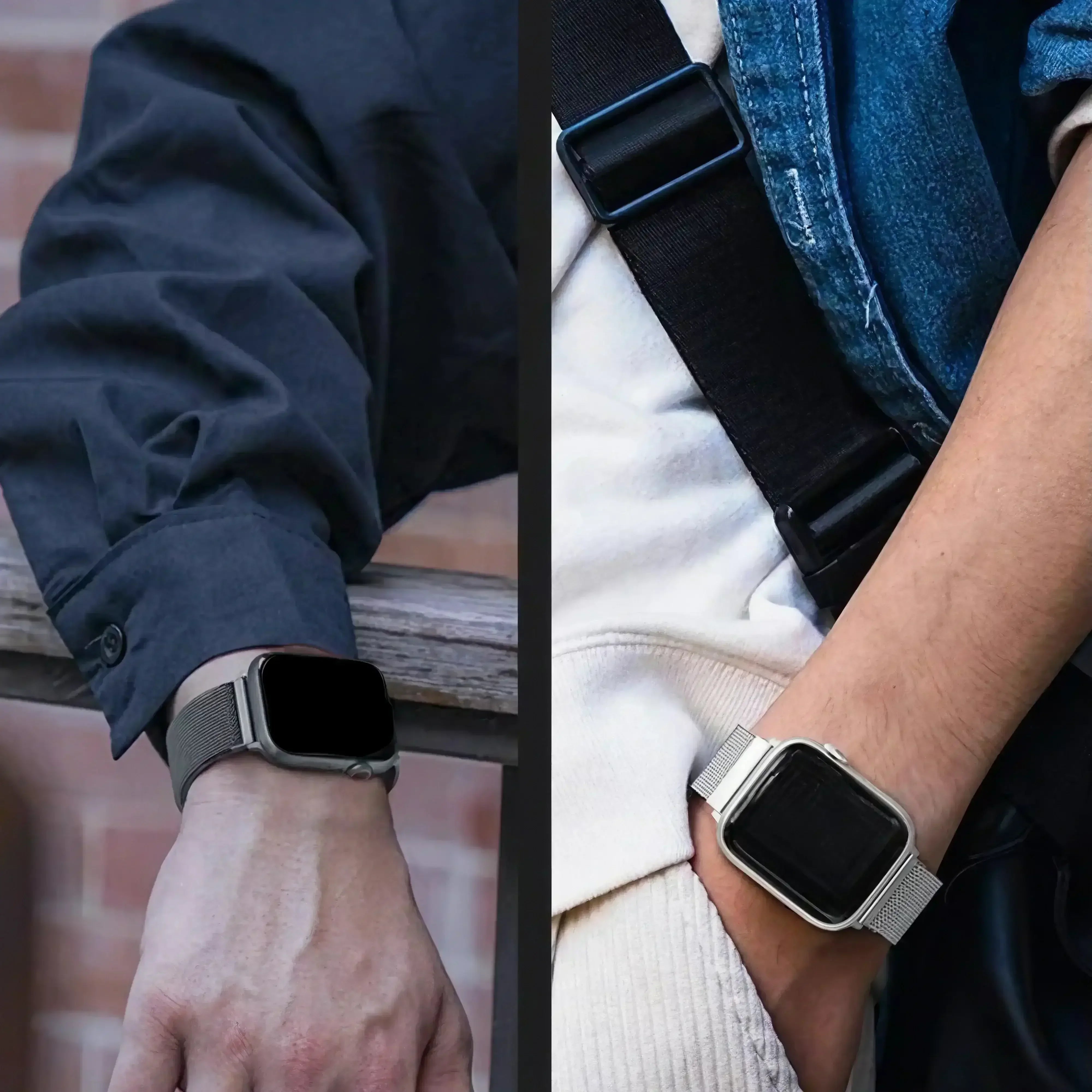 Image of Vayra — Magnetic Milanese (Silver) — Apple Watch - Nothing but Bands