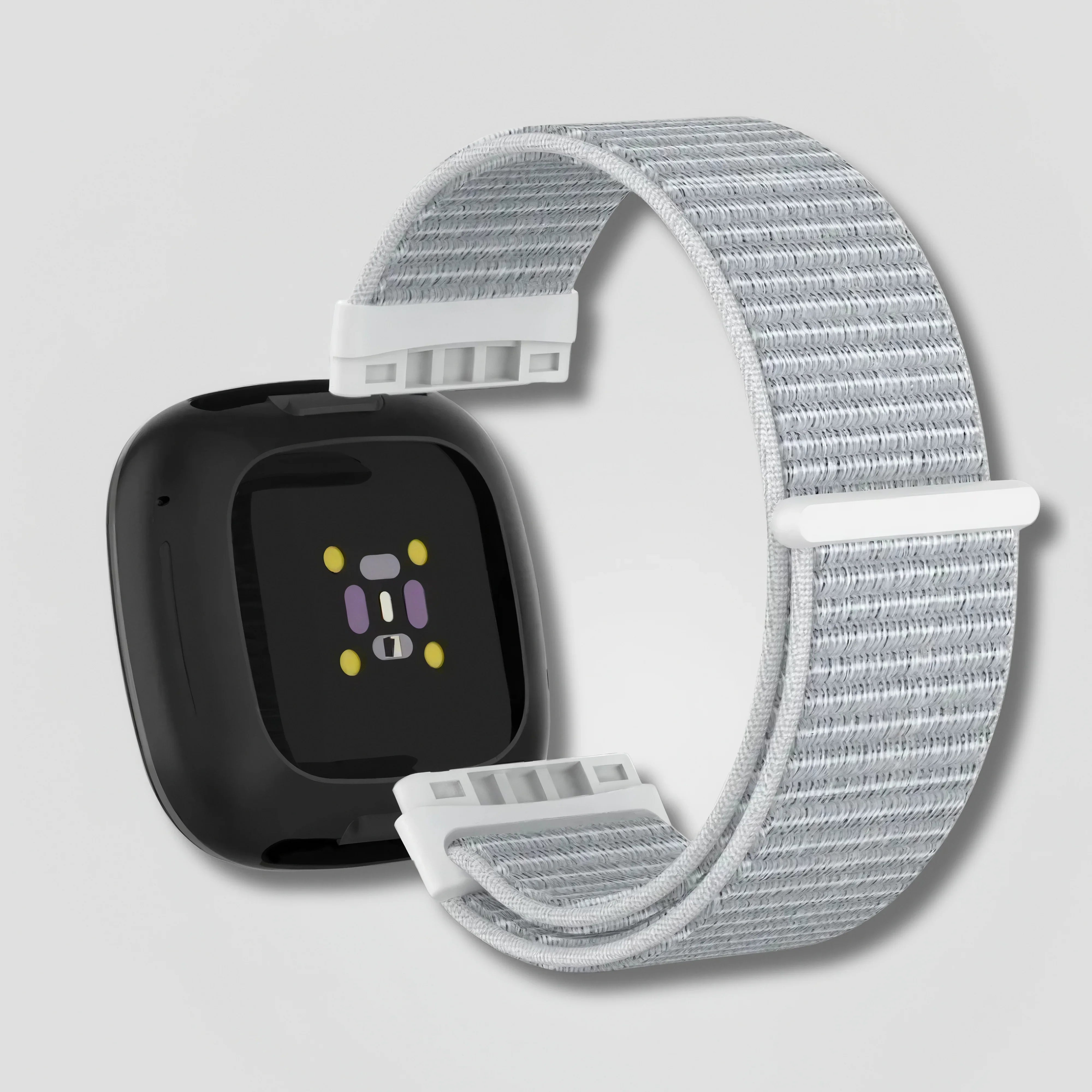 Image of Vellora - Nylon Loop (Ash) - Fitbit Versa 3/4 & Sense 1/2 - Nothing but Bands