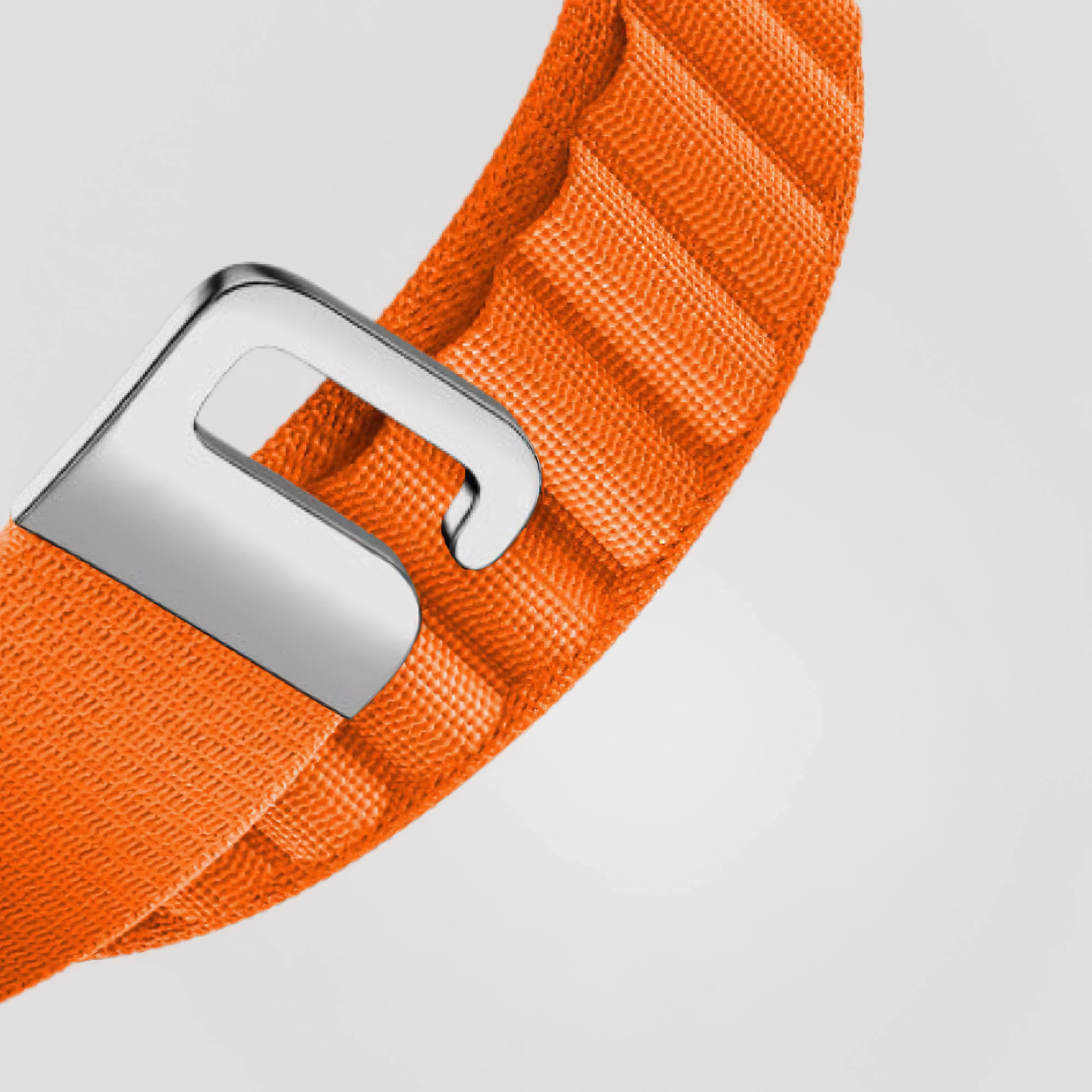 Voren — Nylon Loop (Black & Orange) — Quick Release 22mm - Nothing but Bands