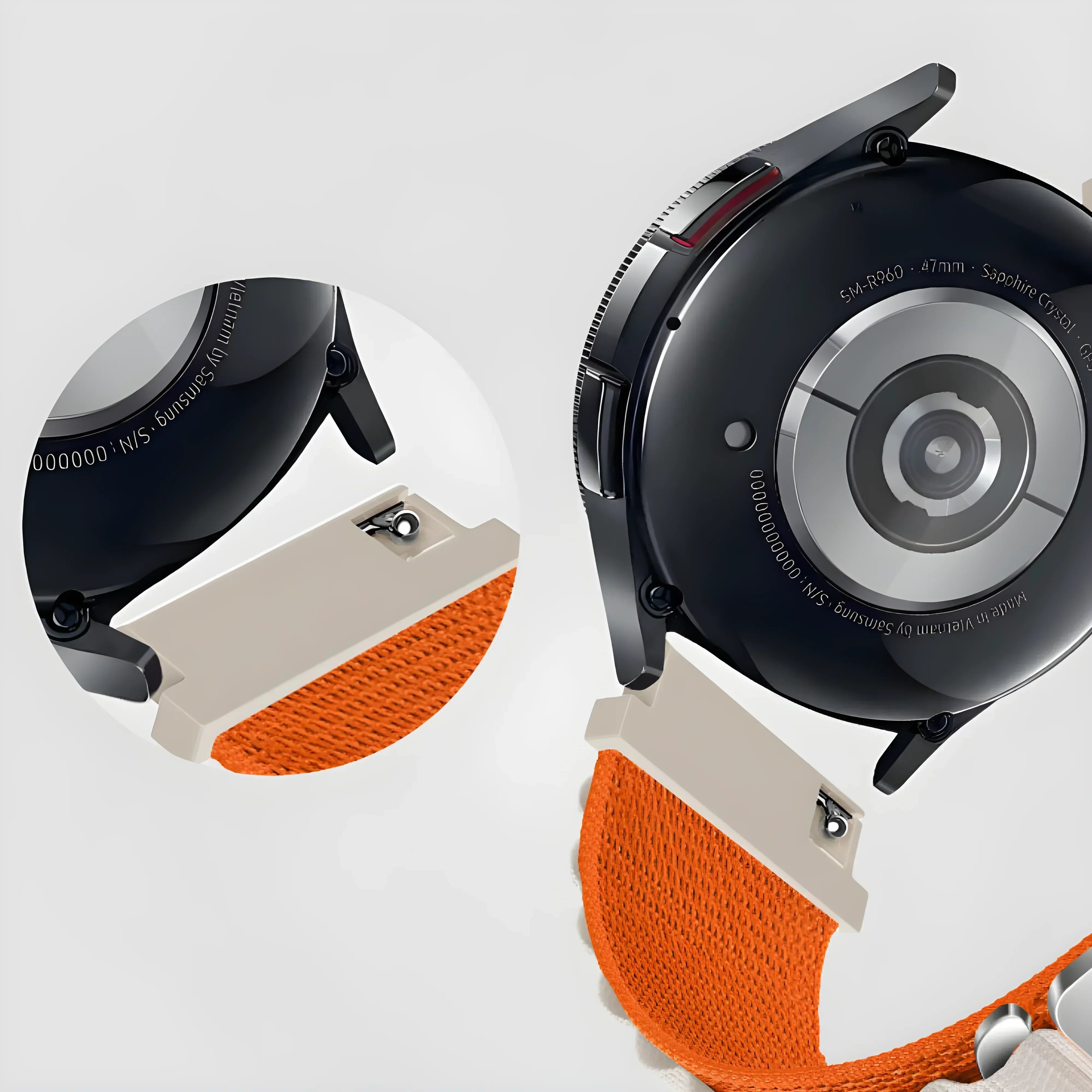 Voren — Nylon Loop (Black) — Quick Release 22mm - Nothing but Bands