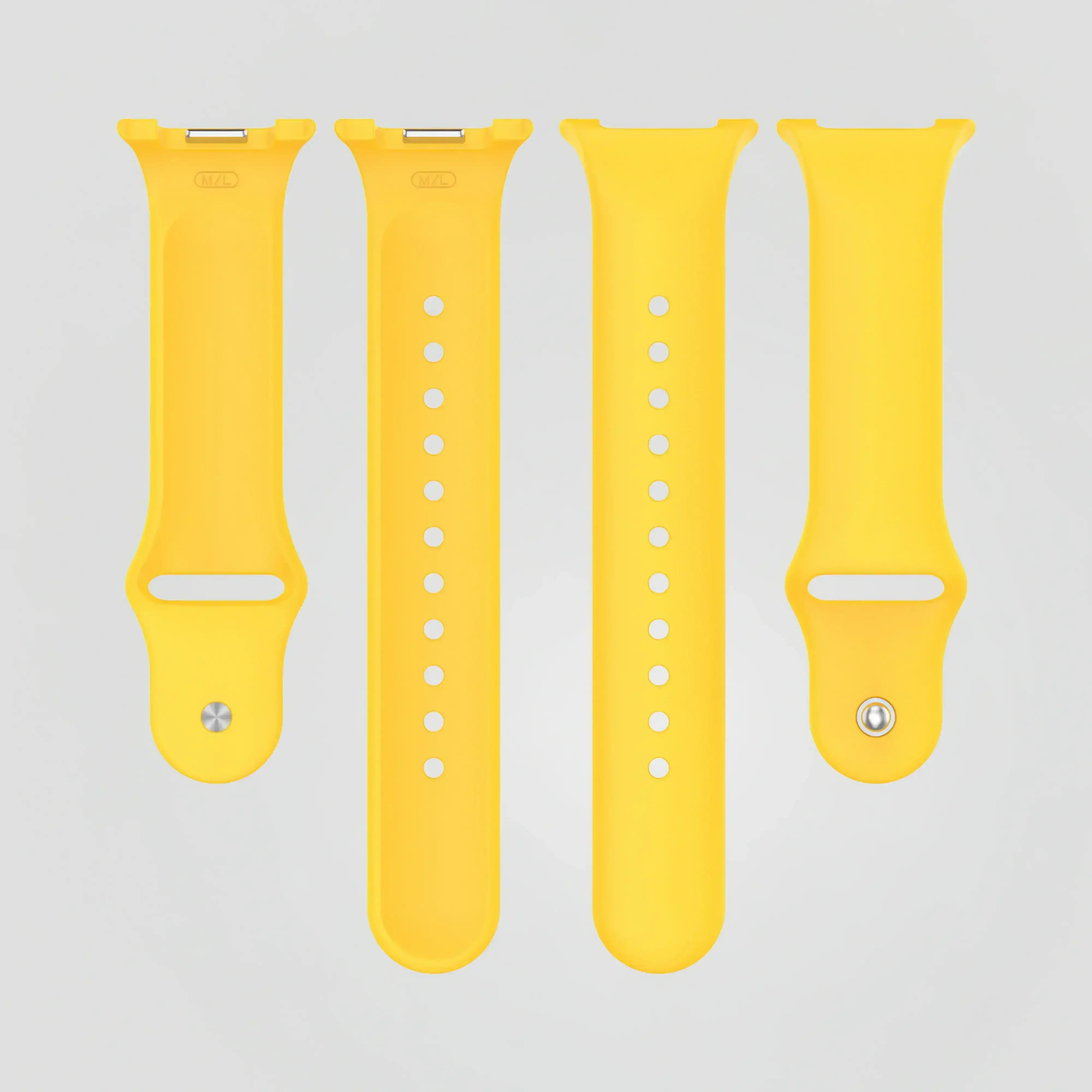 Image of Vornis — Silicone Sport Band (Black) — Samsung Watch 8 - Nothing but Bands