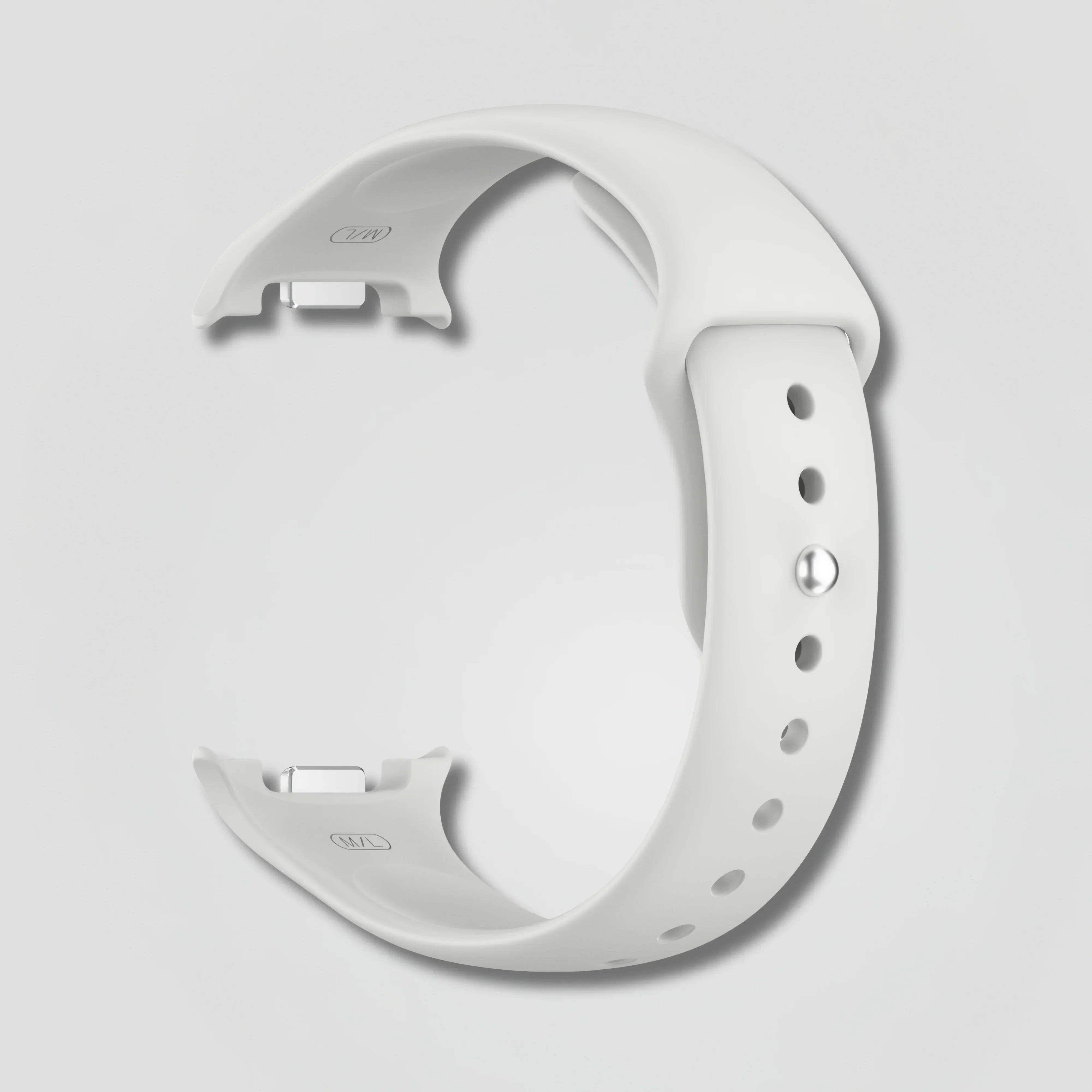 Image of Vornis — Silicone Sport Band (Light Grey) — Samsung Watch 8 - Nothing but Bands