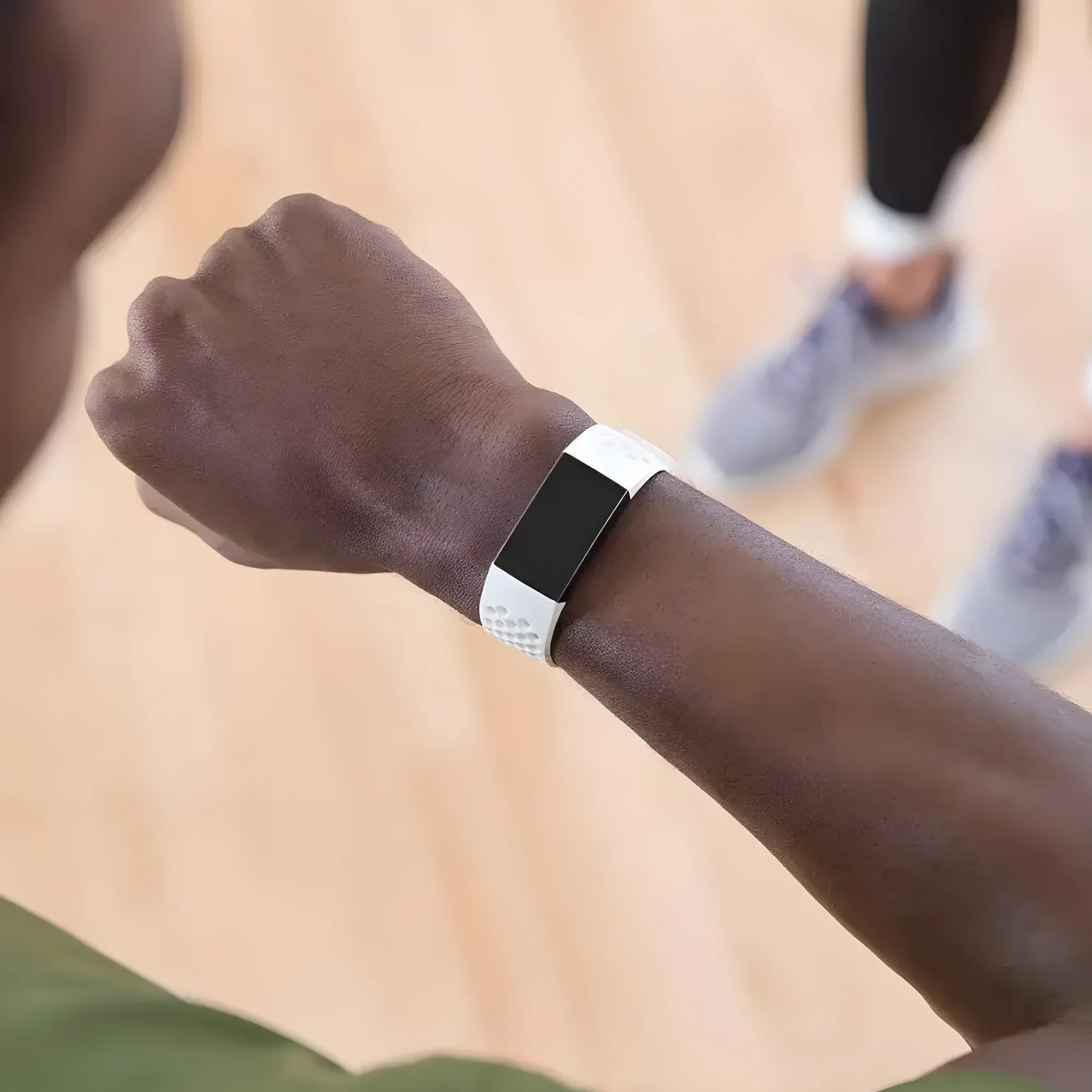 Image of Zera — Silicone Sport Band (Black) — Fitbit Charge 3/4 - Nothing but Bands
