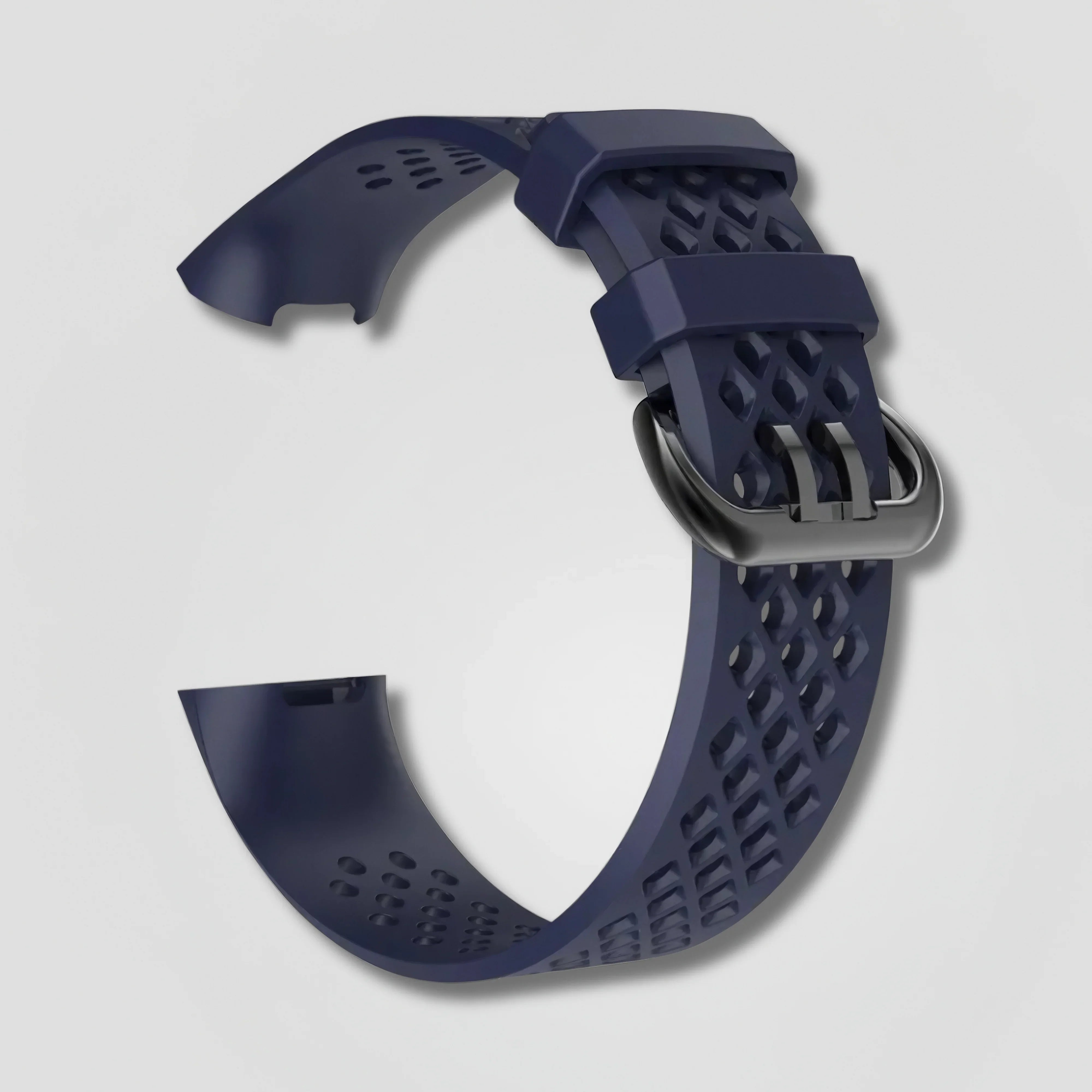Image of Zera — Silicone Sport Band (Dark Blue) — Fitbit Charge 3/4 - Nothing but Bands
