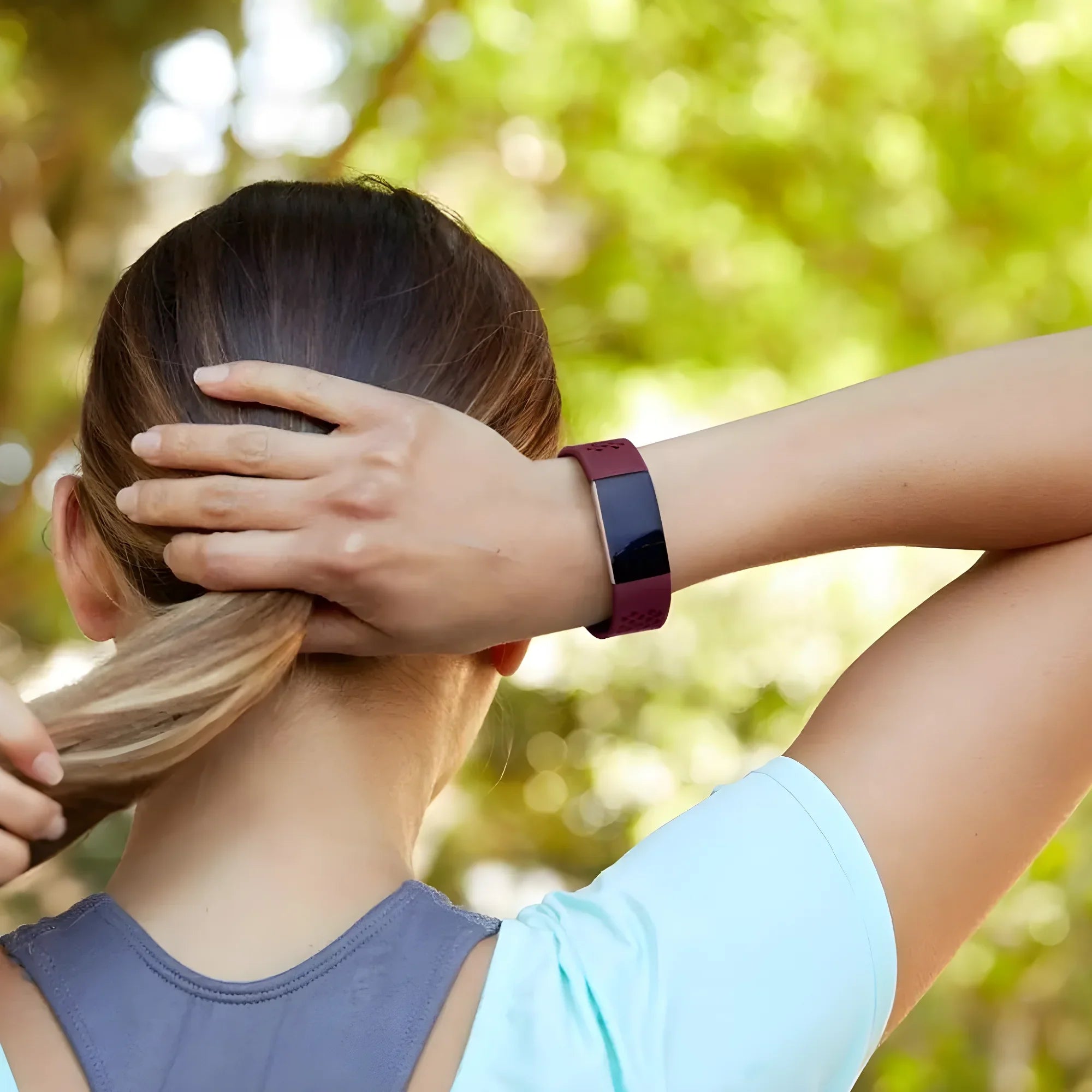 Image of Zera — Silicone Sport Band (Powder Sand) — Fitbit Charge 3/4 - Nothing but Bands