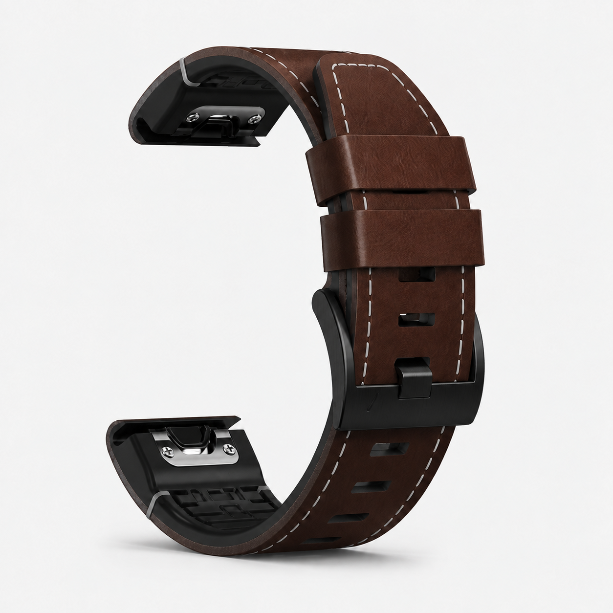 Image of Alder — Cinturino in vera pelle — Garmin QuickFit 22
