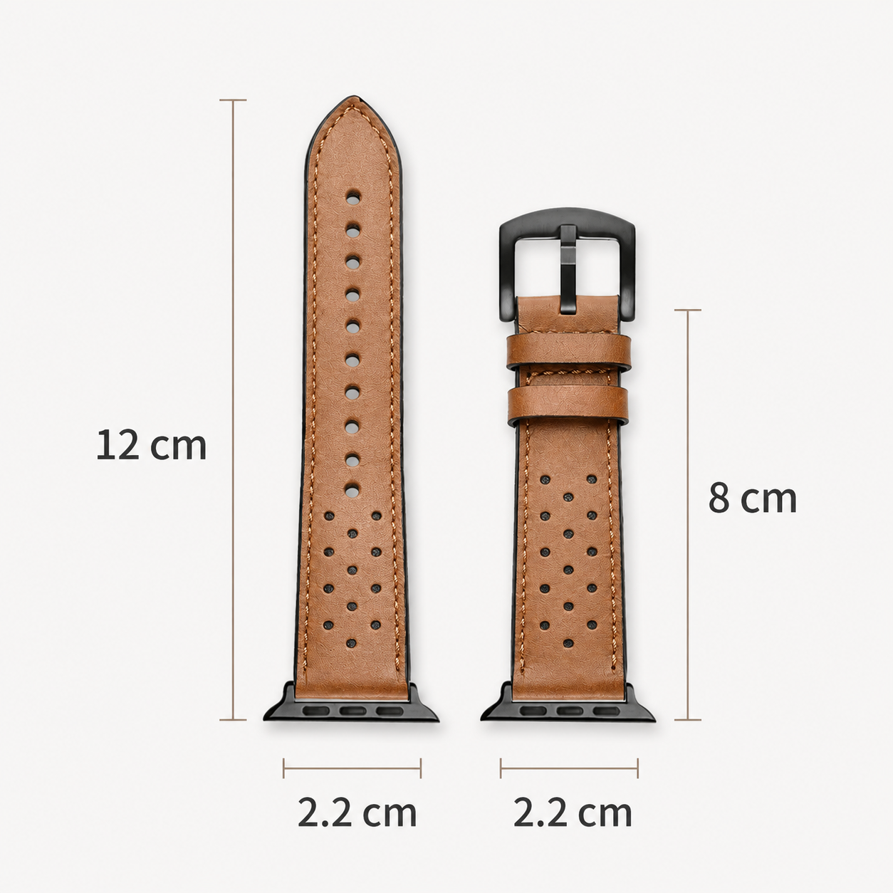 Image of Perrin — Genuine Leather Band — Apple Watch