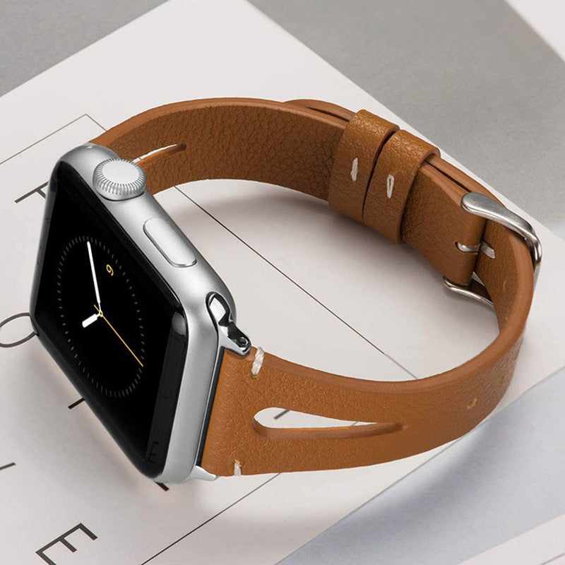Image of Leora — Genuine Leather Strap — Apple Watch