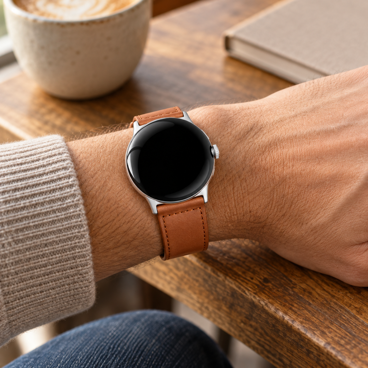 Image of Harper — Genuine Leather Band — Google Pixel Watch 4