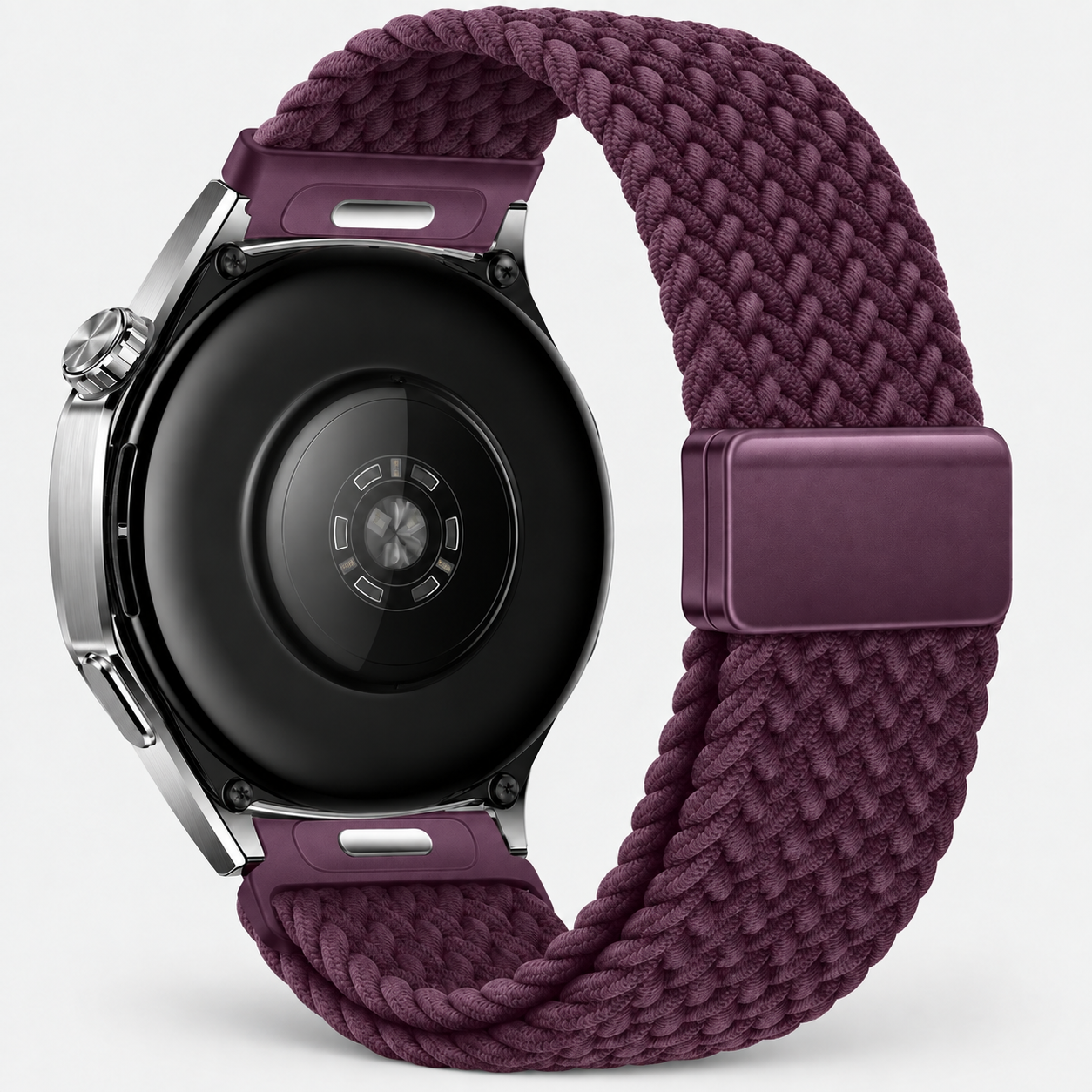 Image of Tressa Purple magnetic braided loop for Quick Release 20mm