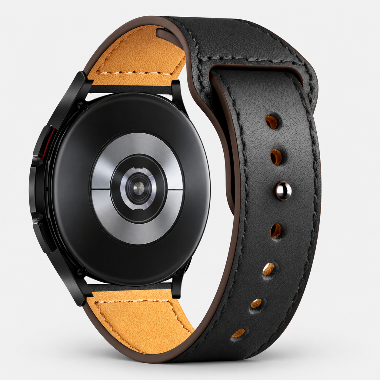 Image of Noren genuine leather pin-and-tuck band for 22mm quick-release watches