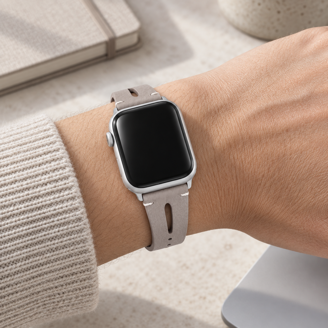 Image of Leora — Genuine Leather Strap — Apple Watch