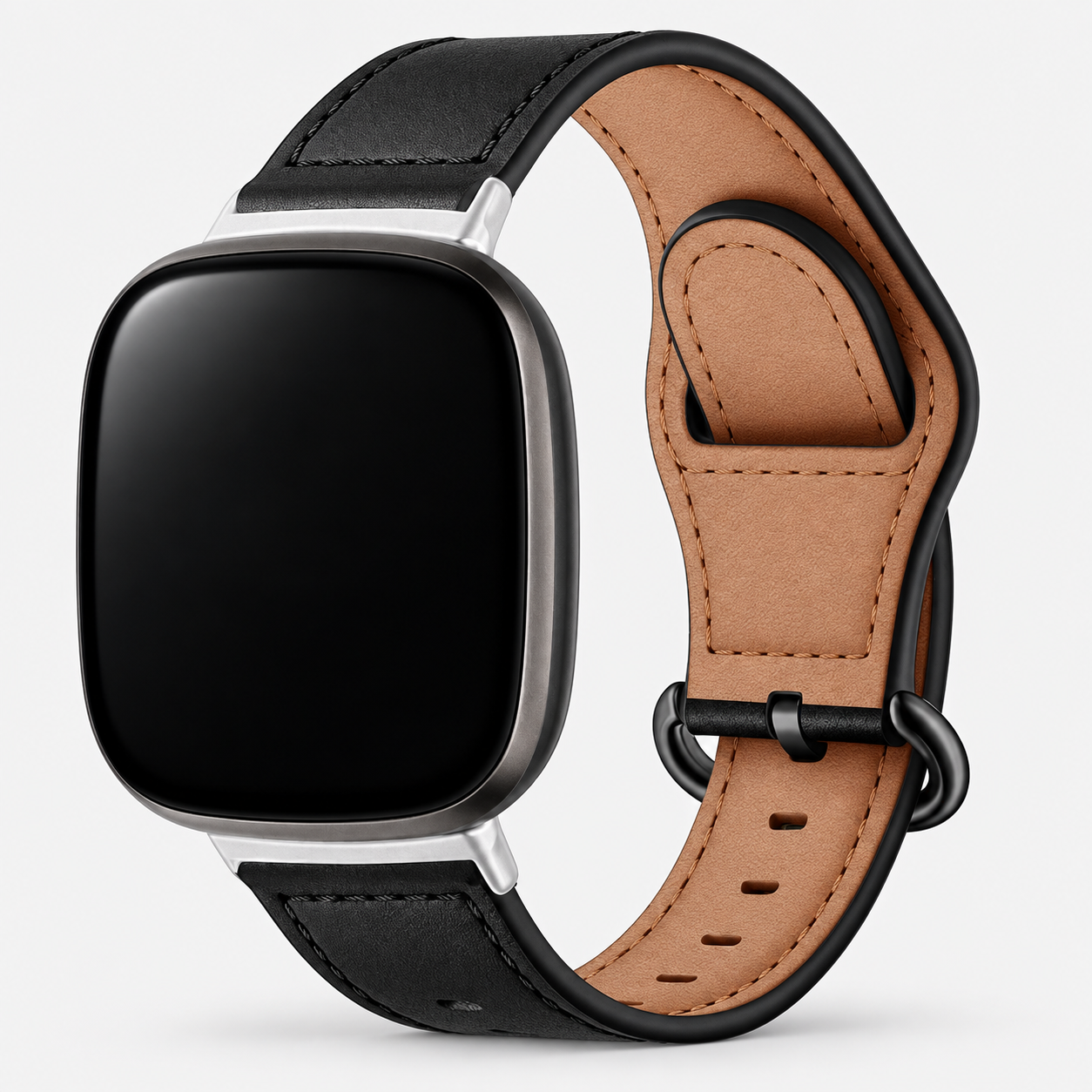 Image of Harper — Genuine Leather Band — Fitbit Versa 3/4 & Sense 1/2