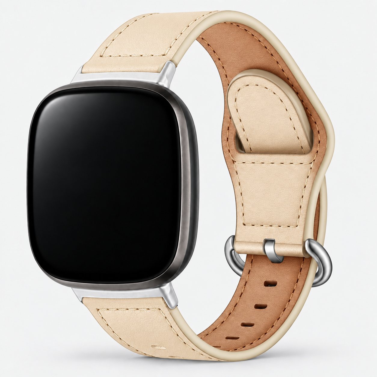 Image of Harper — Genuine Leather Band — Fitbit Versa 3/4 & Sense 1/2