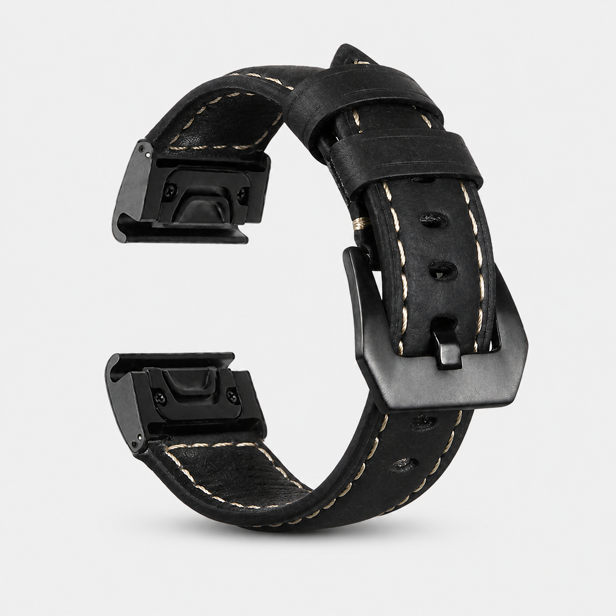 Image of Ronan — Genuine Leather Band — Garmin QuickFit 20