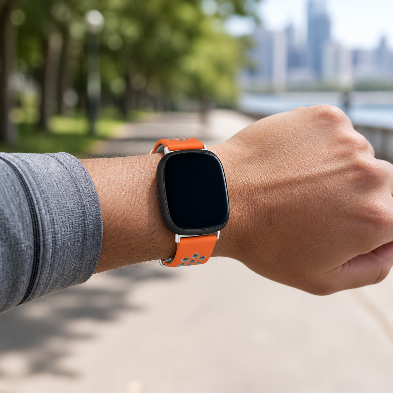 Image of Riven — Silicone Sport Band — Fitbit Versa 3/4 & Sense 1/2