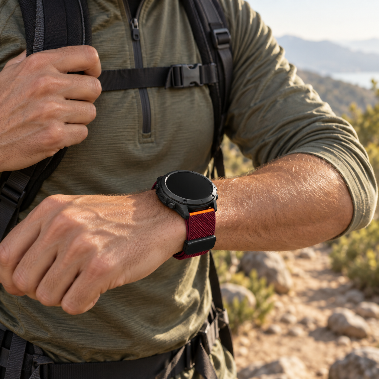 Image of Axion — Correa Nylon Loop magnética — Garmin QuickFit 22