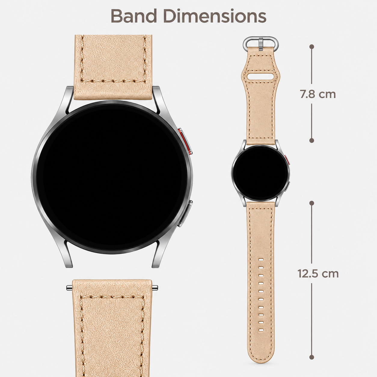Image of Harper — Genuine Leather Band — Quick Release 22mm