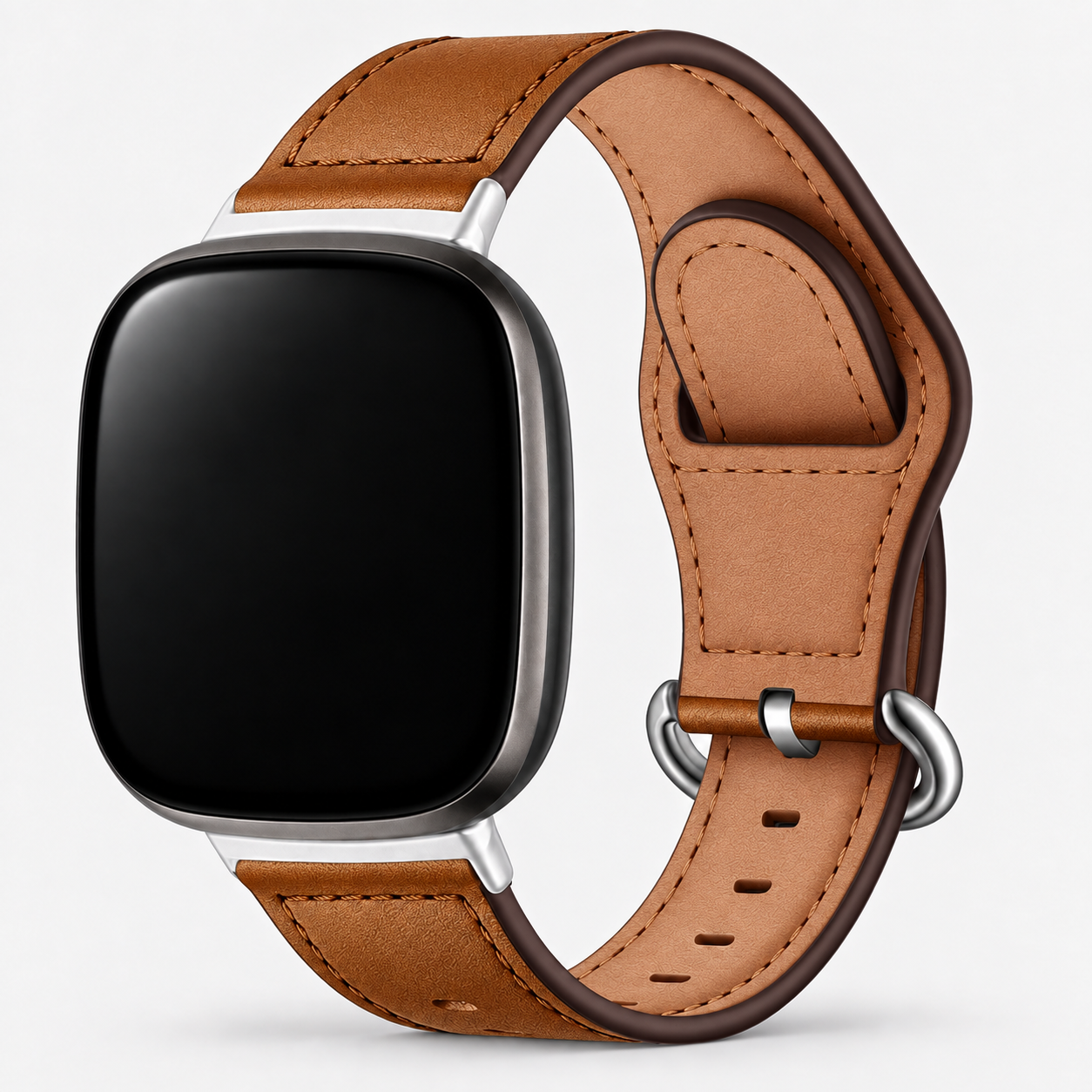 Image of Harper — Genuine Leather Band — Fitbit Versa 3/4 & Sense 1/2