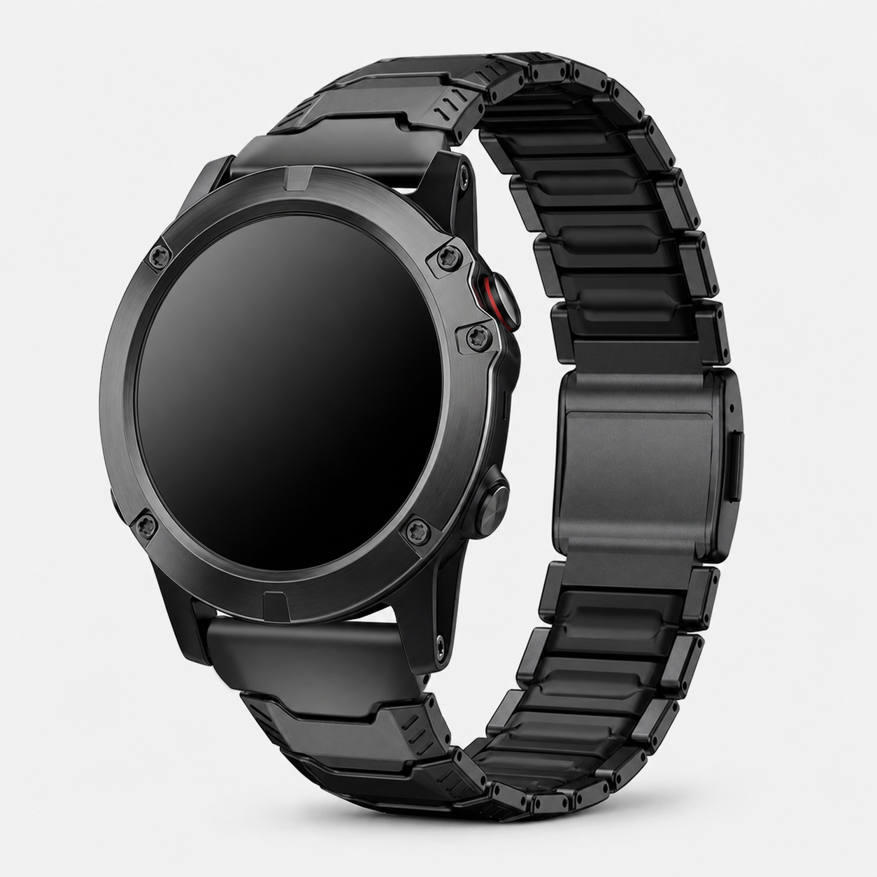 Image of Kovar — Stainless Silicone Link — Garmin QuickFit 22