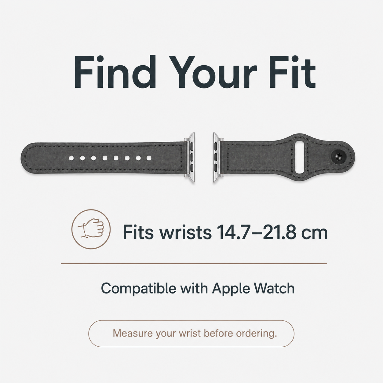 Image of Noren — Correa de cuero auténtico — Apple Watch