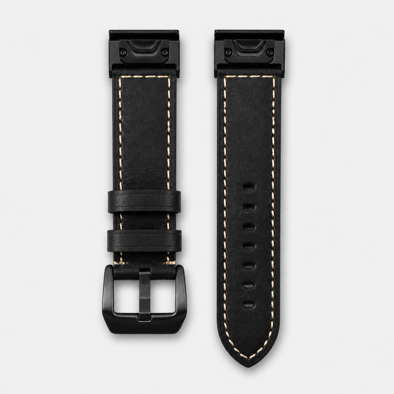 Image of Ronan — Genuine Leather Band — Garmin QuickFit 20