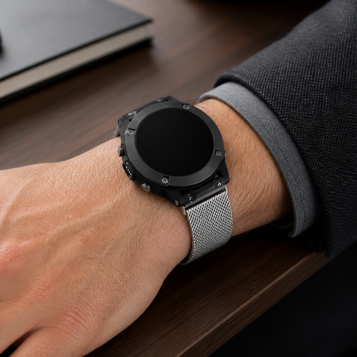 Image of Veylan — Magnetic Milanese — Garmin QuickFit 22