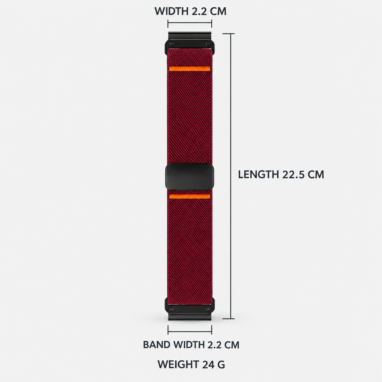 Image of Axion — Correa Nylon Loop magnética — Garmin QuickFit 22