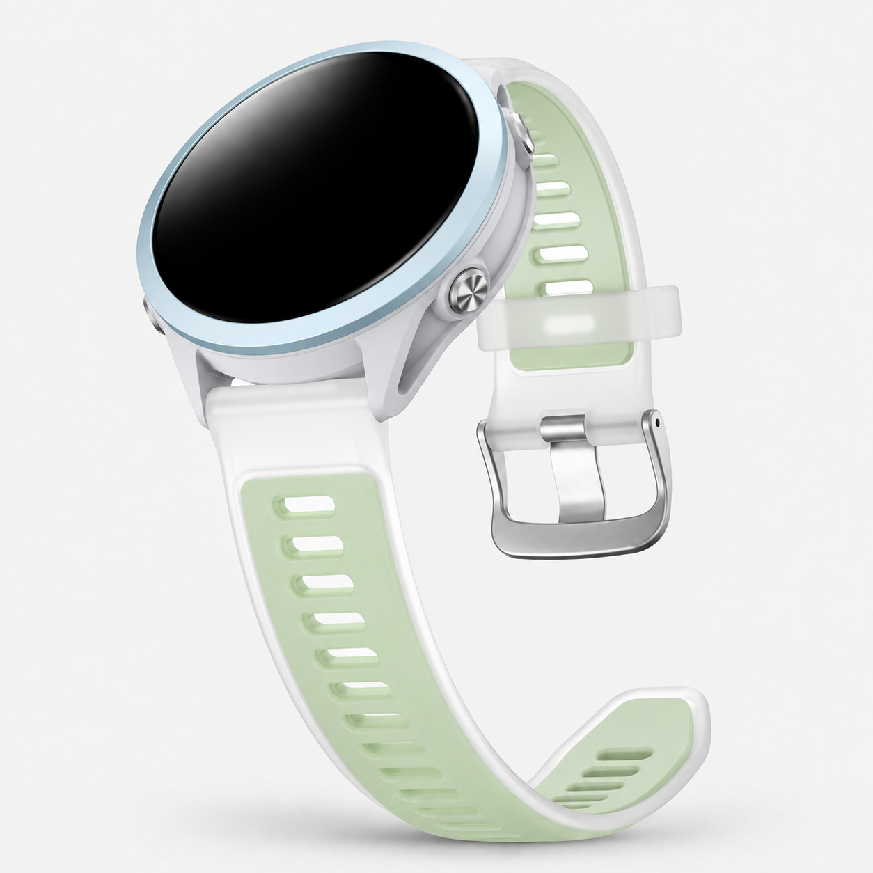 Image of Jelli Green jelly-style silicone sport band for Quick Release 20mm