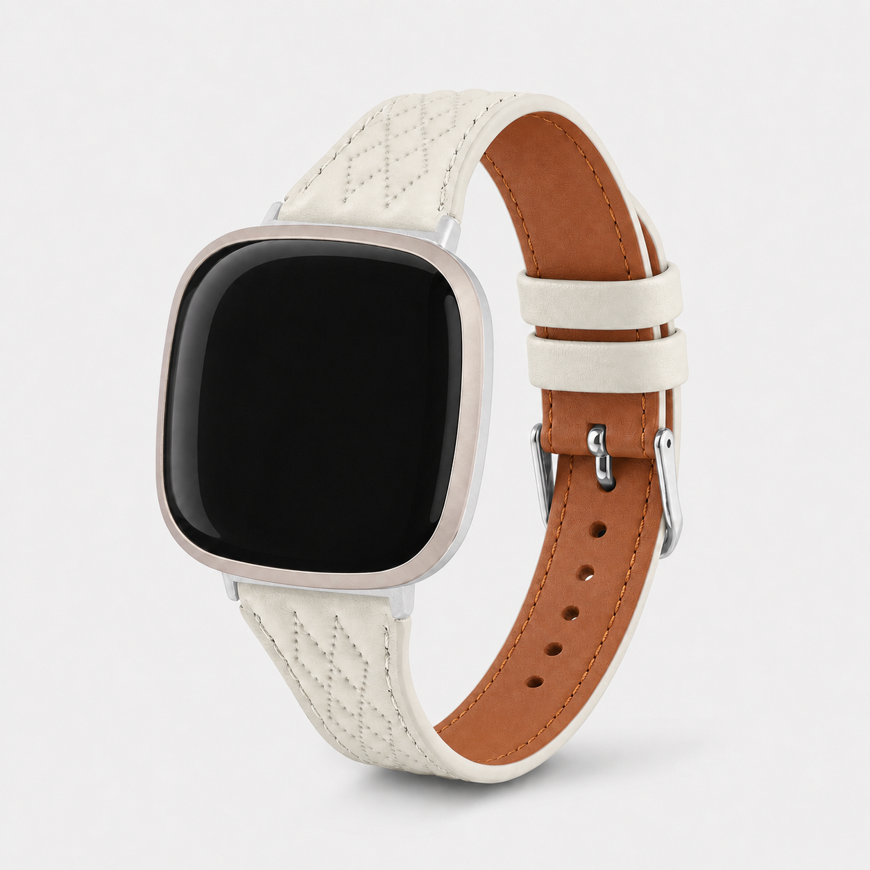 Image of Rowan — Genuine Leather Band — Fitbit Versa 3/4 & Sense 1/2