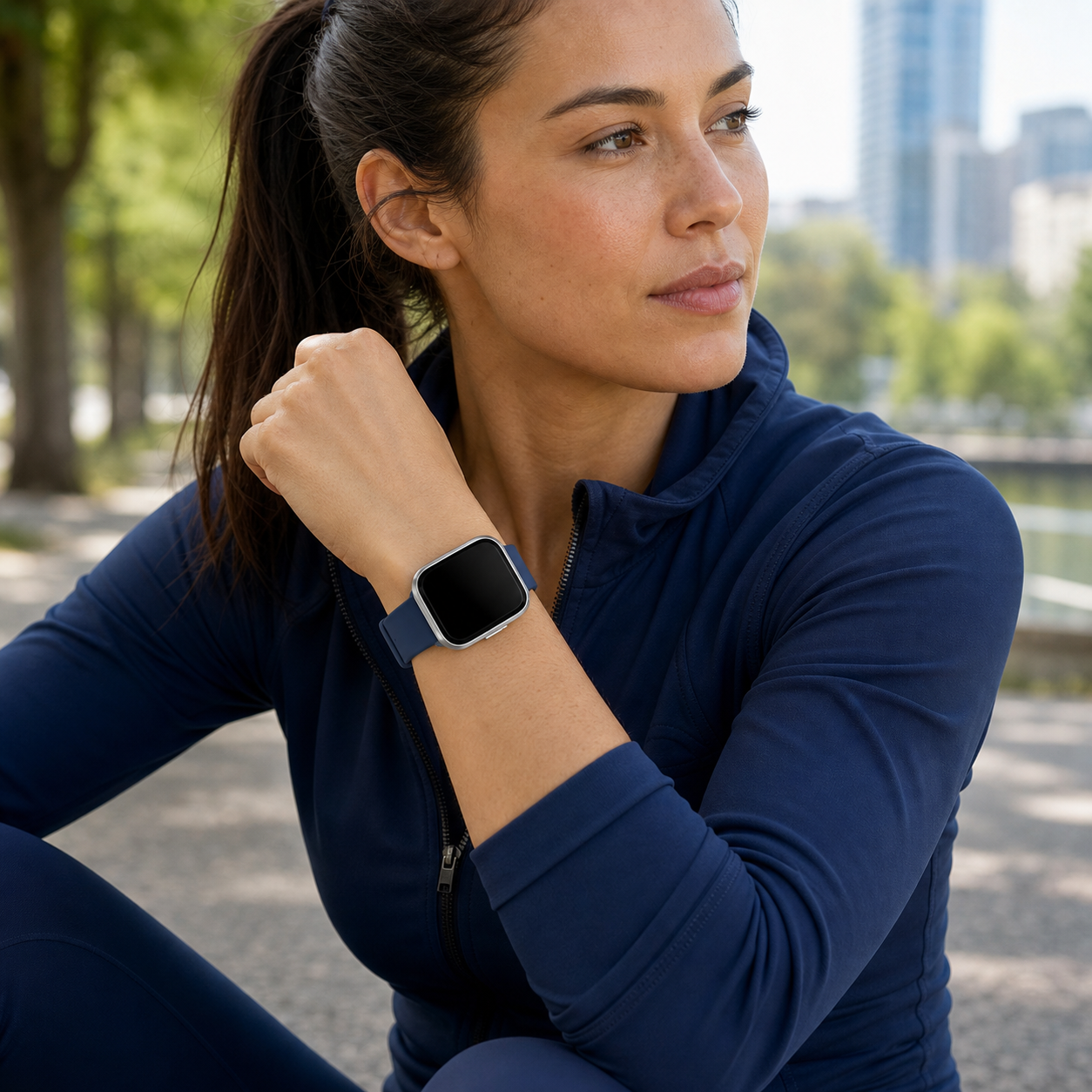 Image of Kellan — Correa deportiva de silicona — Fitbit Versa 1/2 y Lite