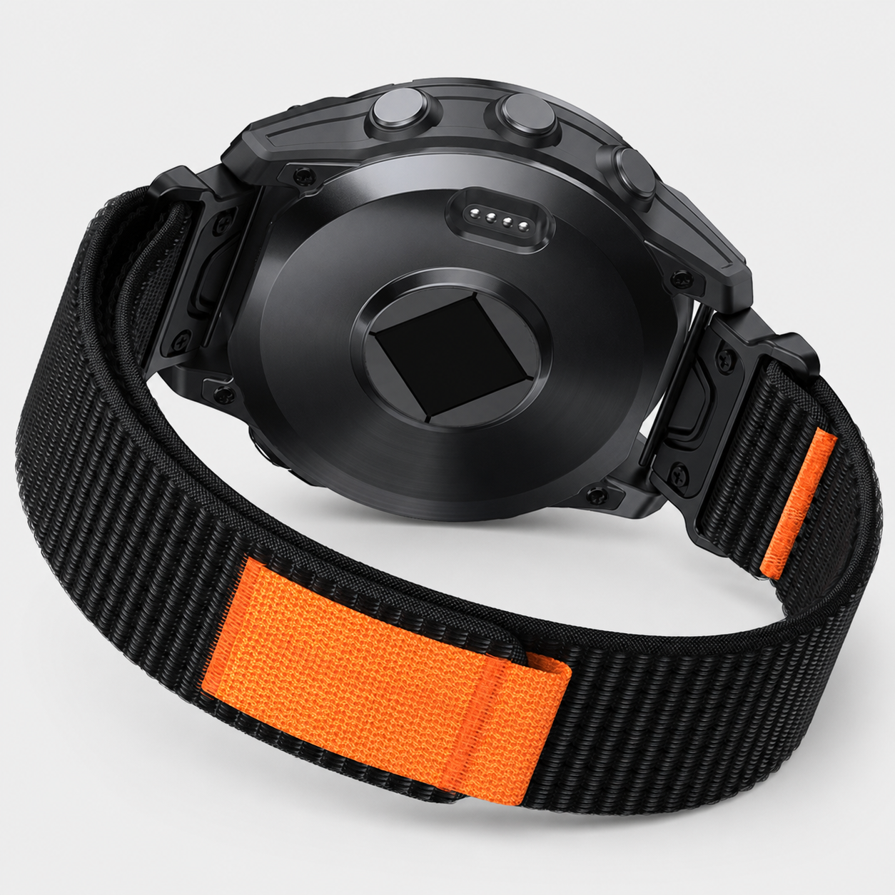 Image of Kestrel Black and Orange hook-and-loop closure