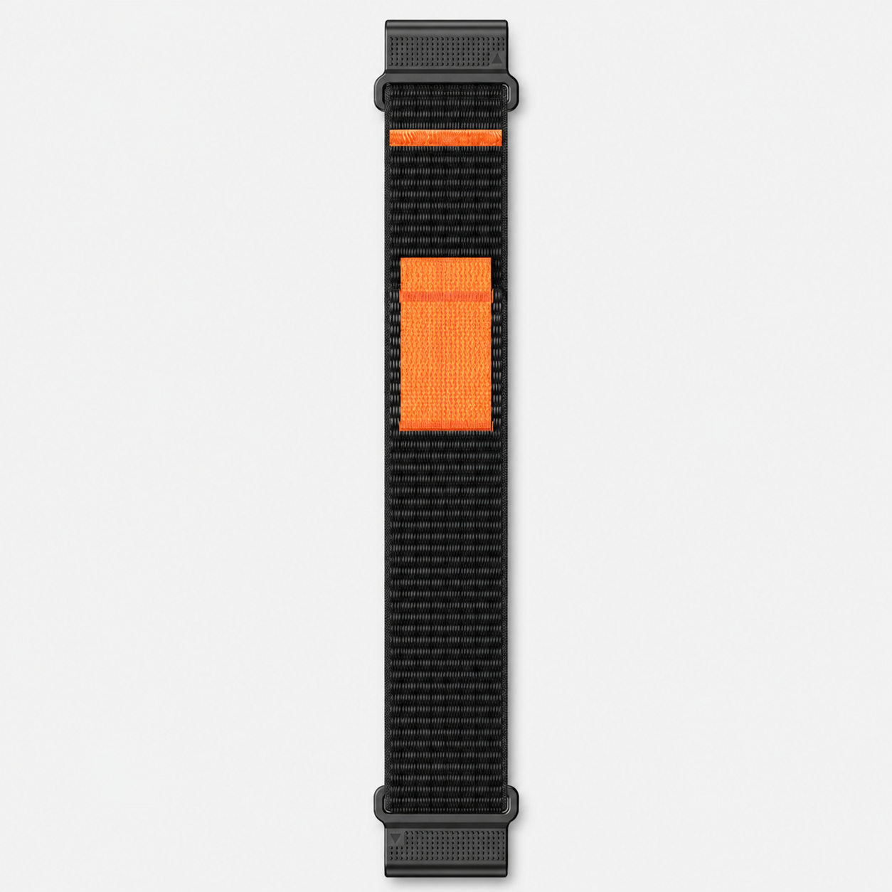 Image of Kestrel Black and Orange nylon loop laid flat